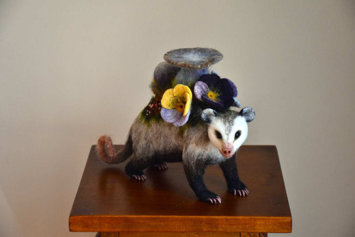 Needle Felted Creature Wild Marauder (Made to Order)