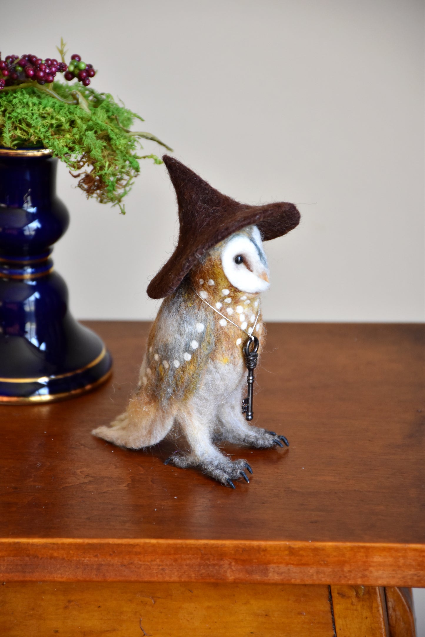 Needle Felted Little Barn Owl