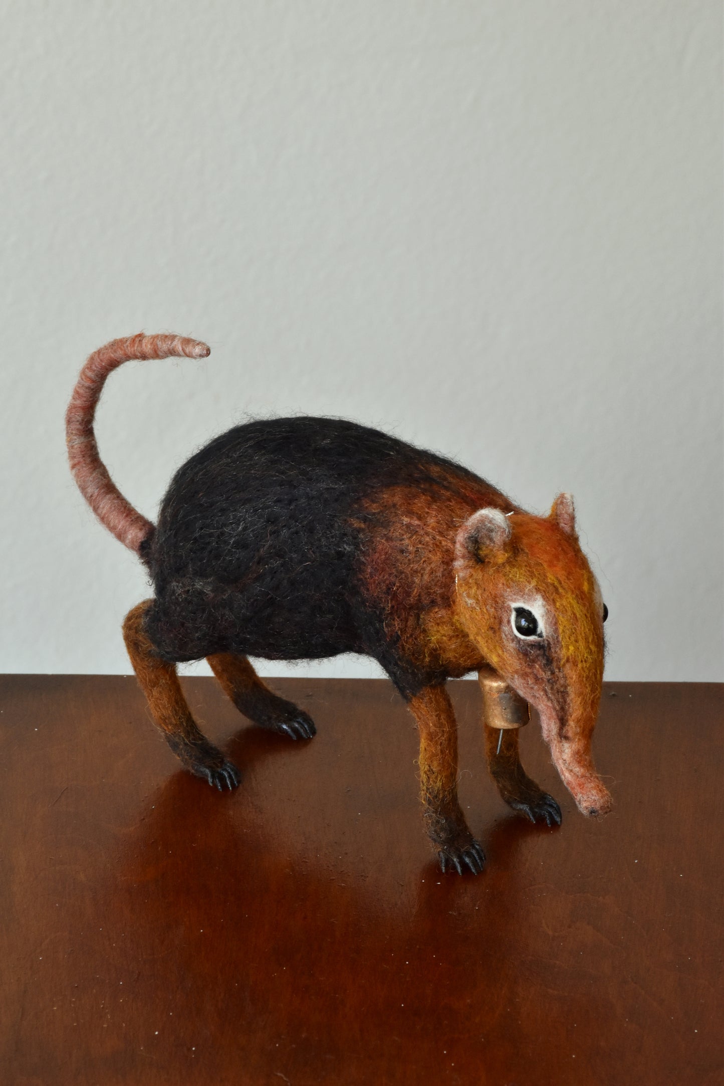 Needle Felted Elephant Shrew