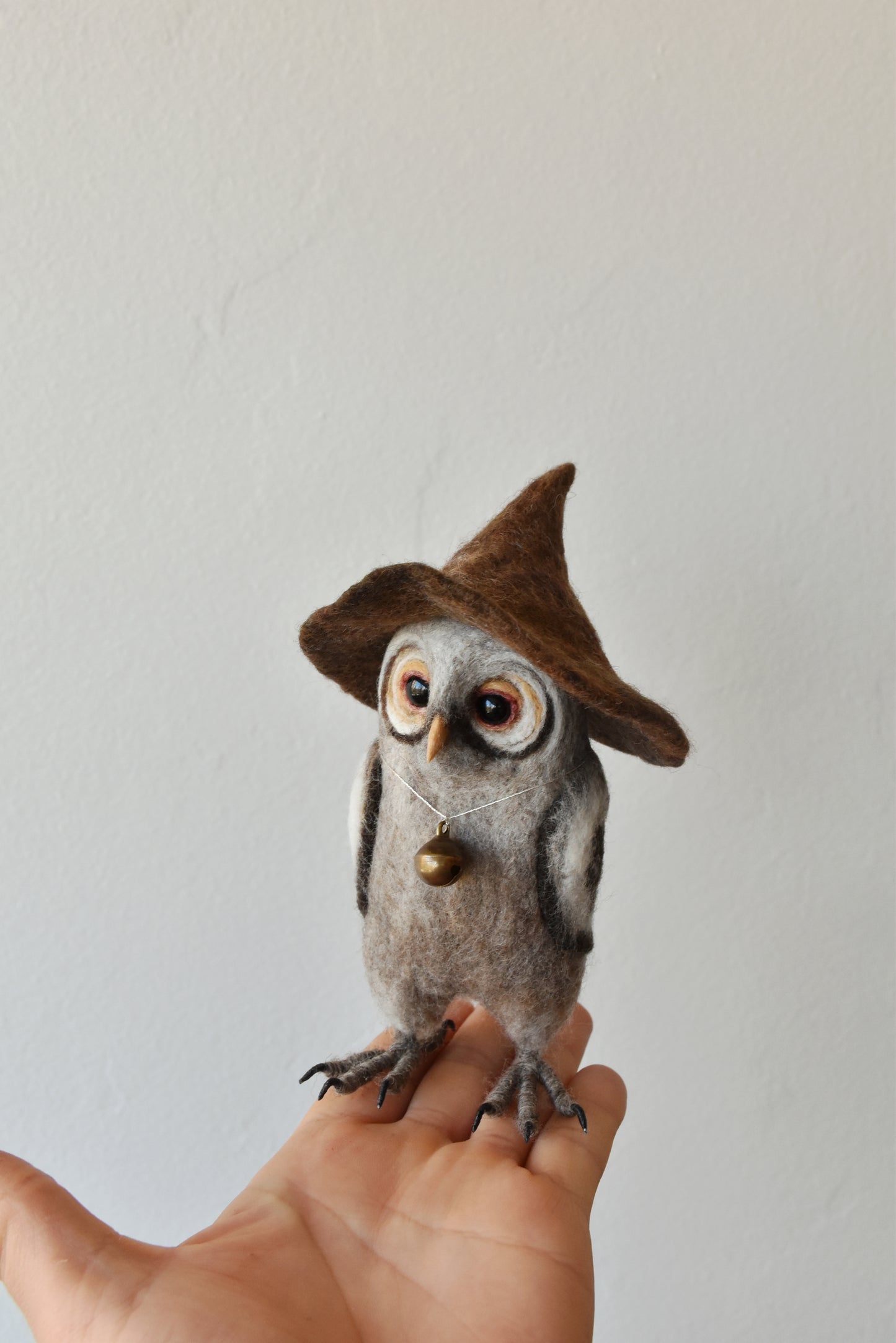 Needle Felted Little Witch Owl