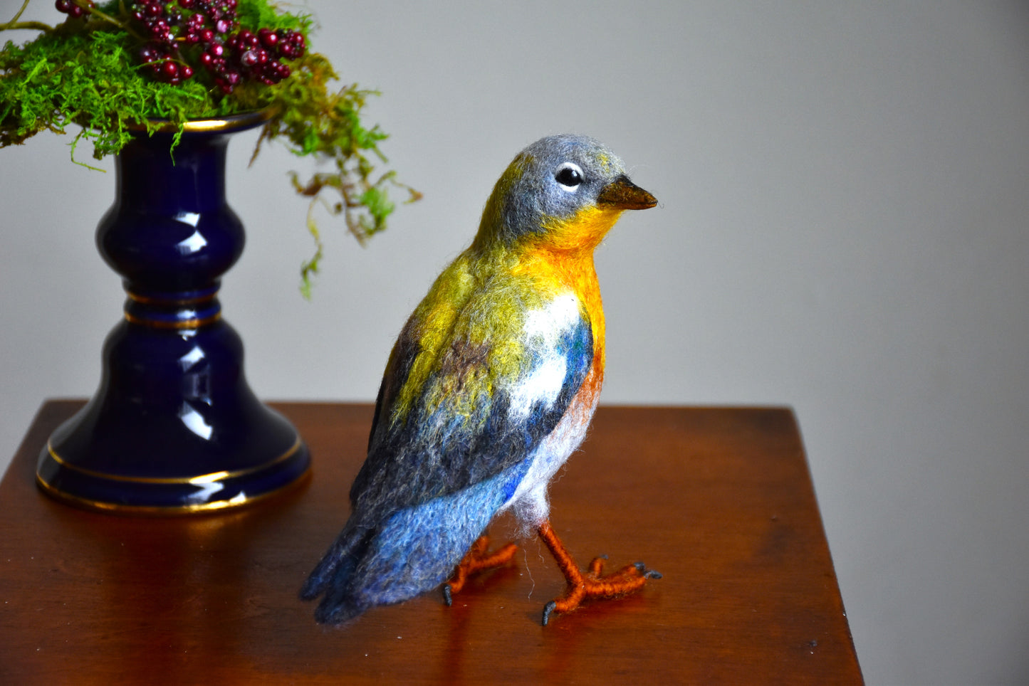 Needle Felted Northern Parula