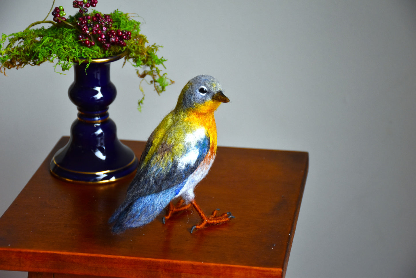 Needle Felted Northern Parula