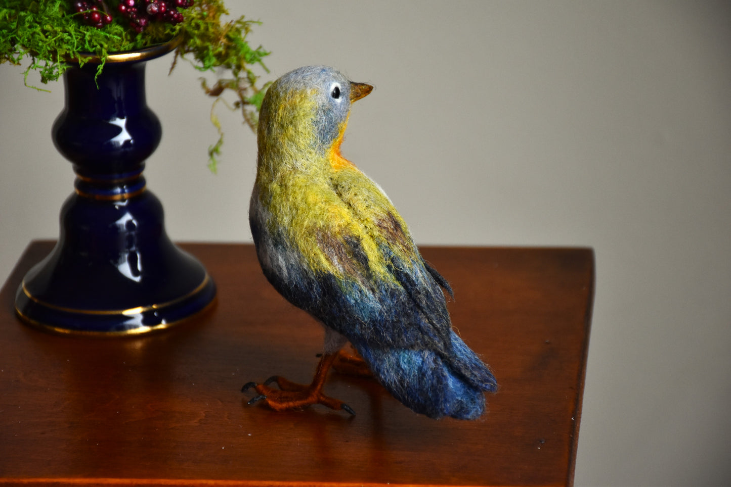 Needle Felted Northern Parula