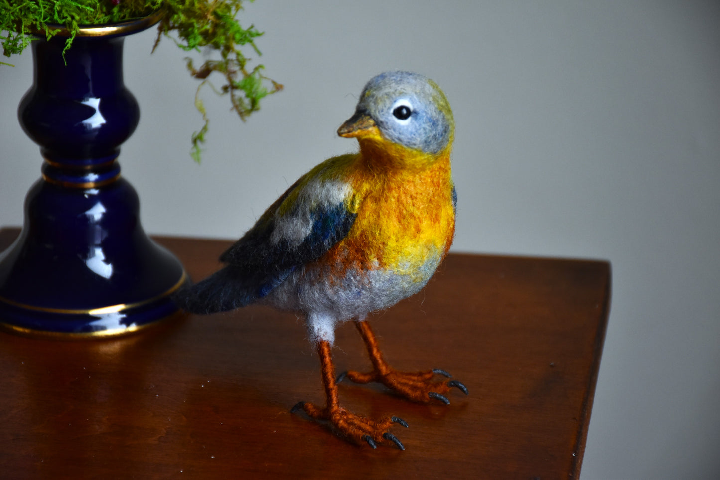 Needle Felted Northern Parula