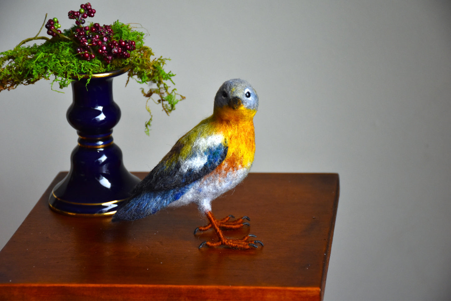 Needle Felted Northern Parula