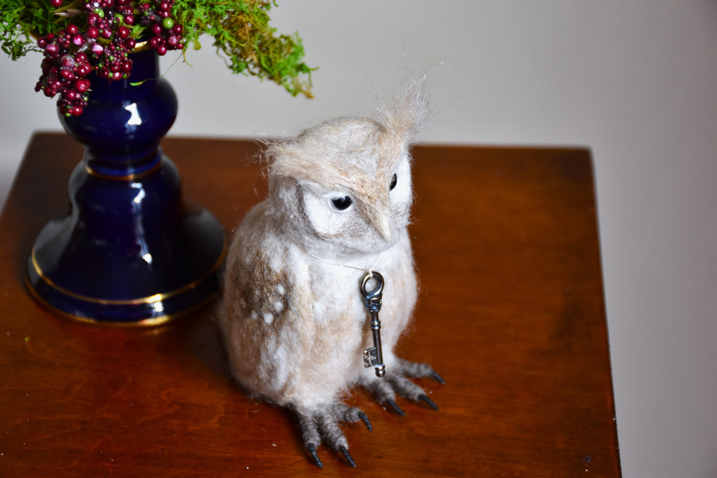 Needle Felted Little Albino