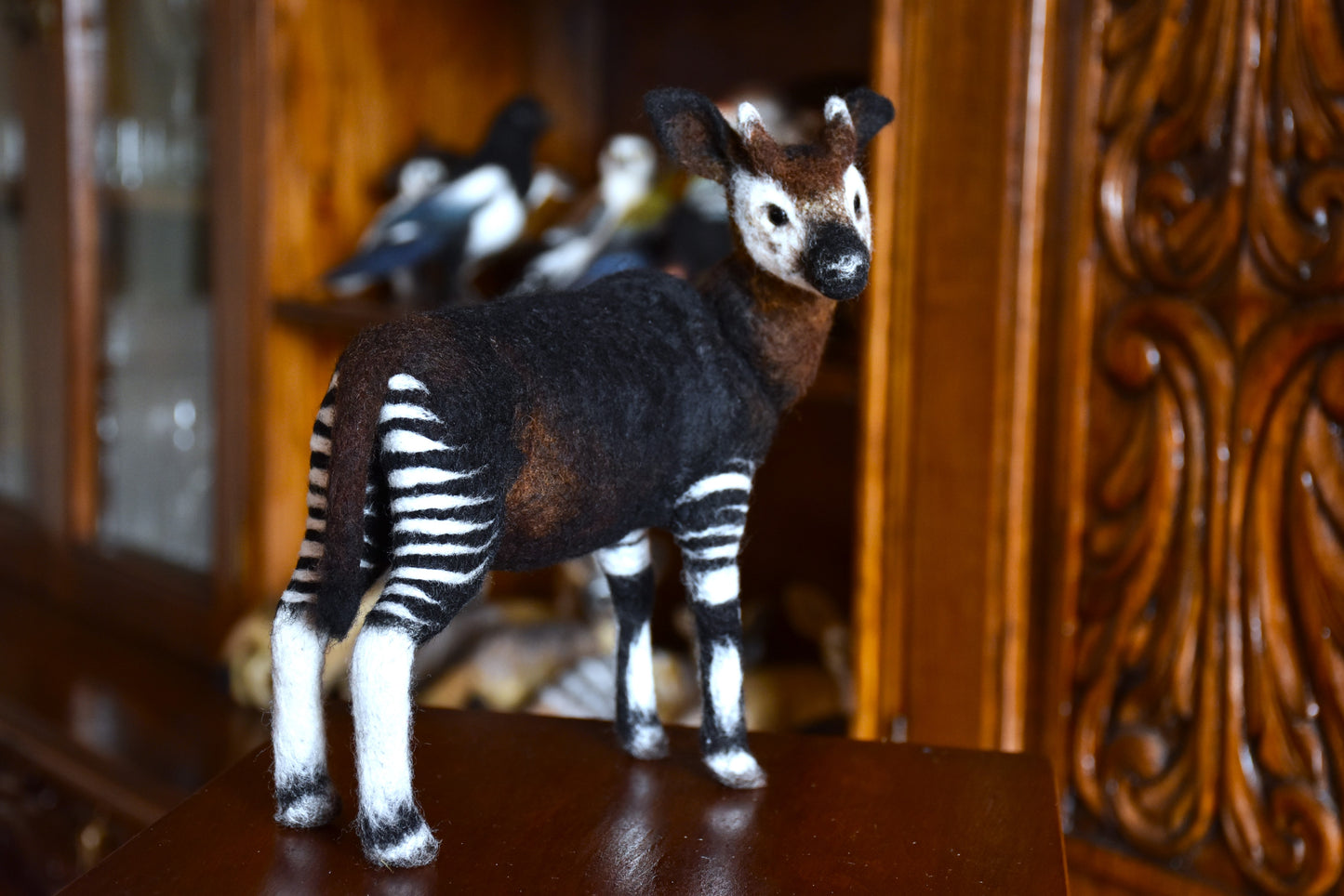 Needle Felted Okapi