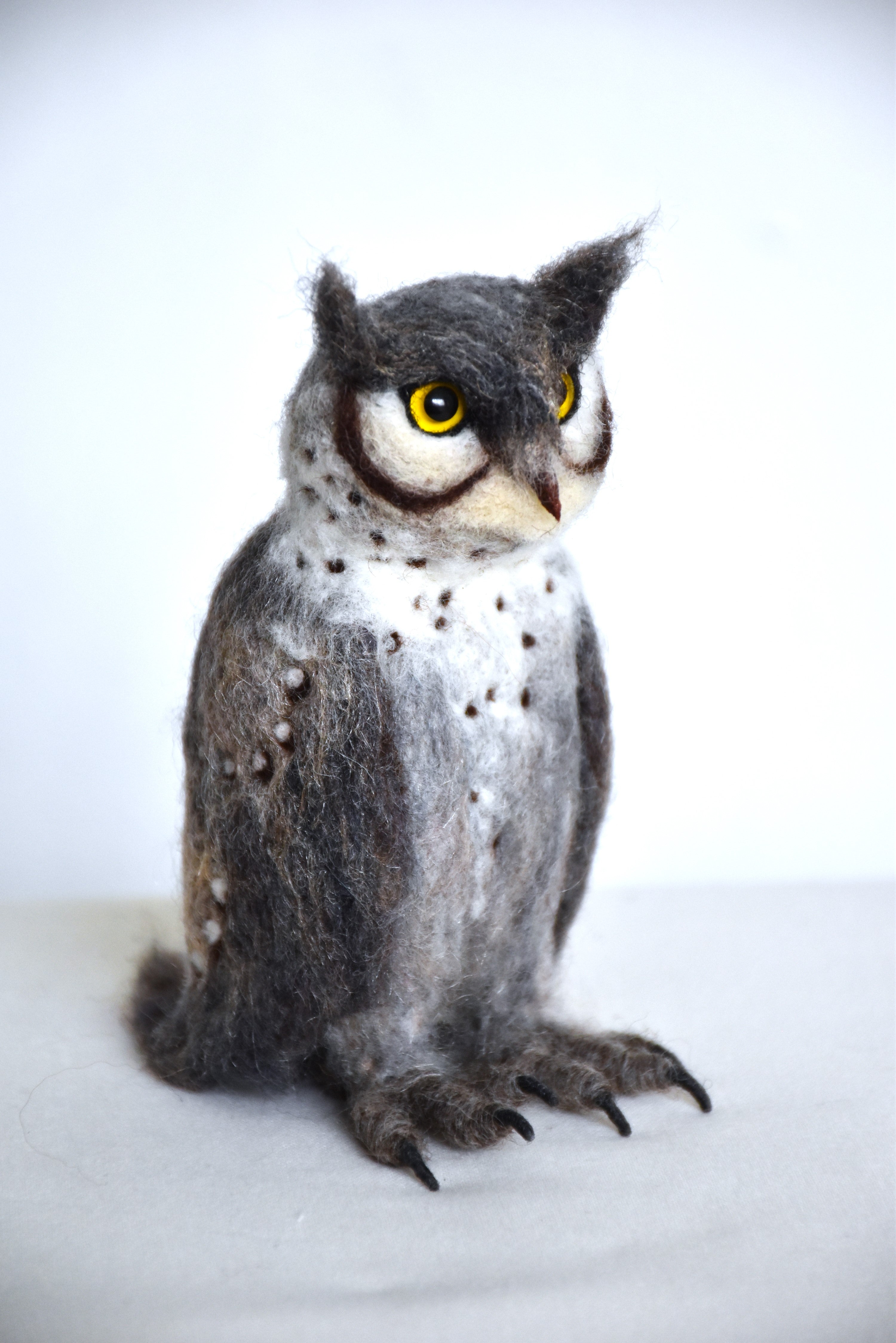 Needle Felted Little Owl – Harthicune