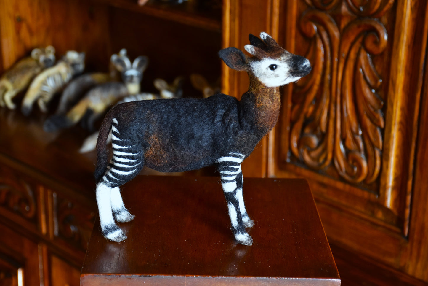 Needle Felted Okapi