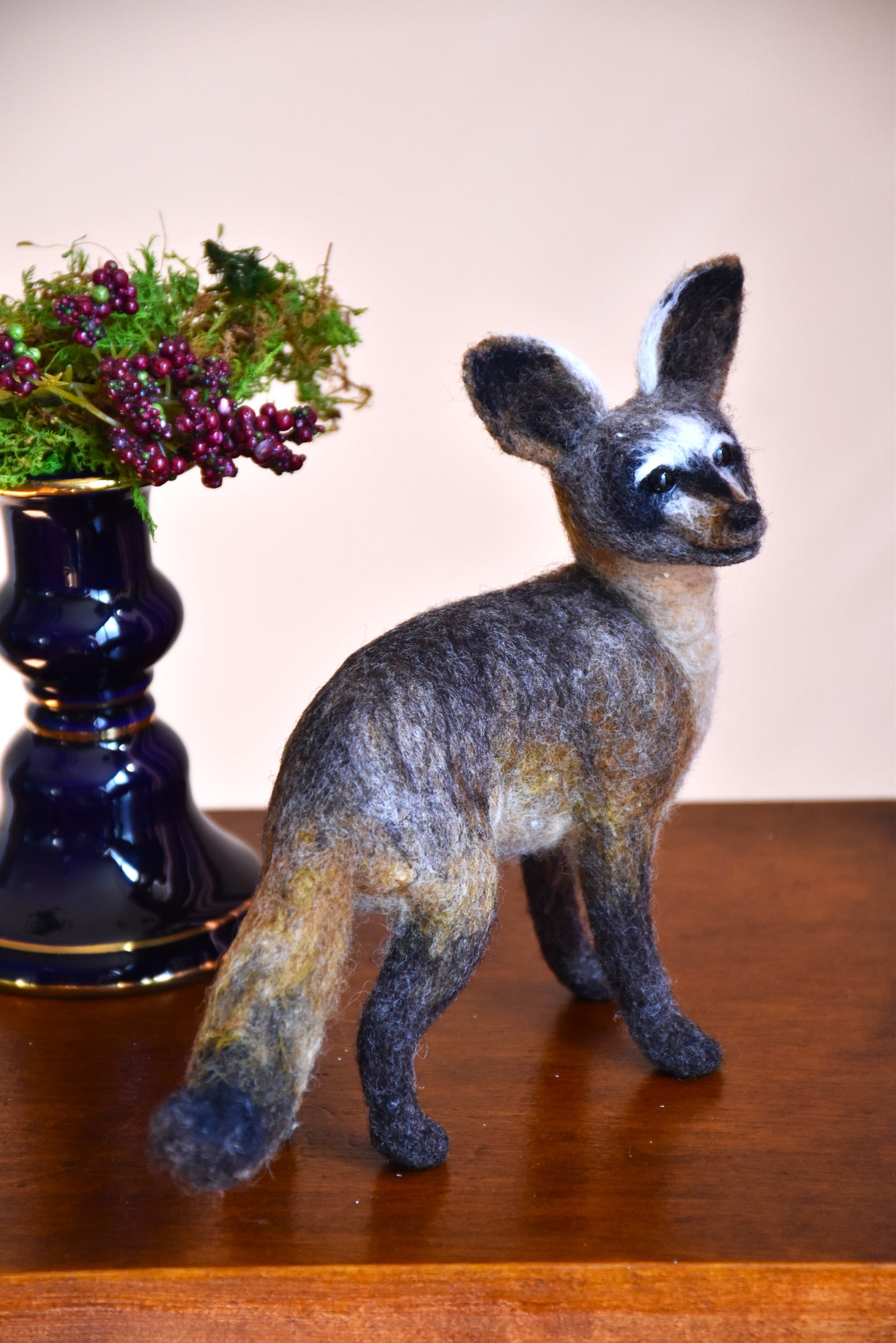 Needle Felted Bat eared Fox