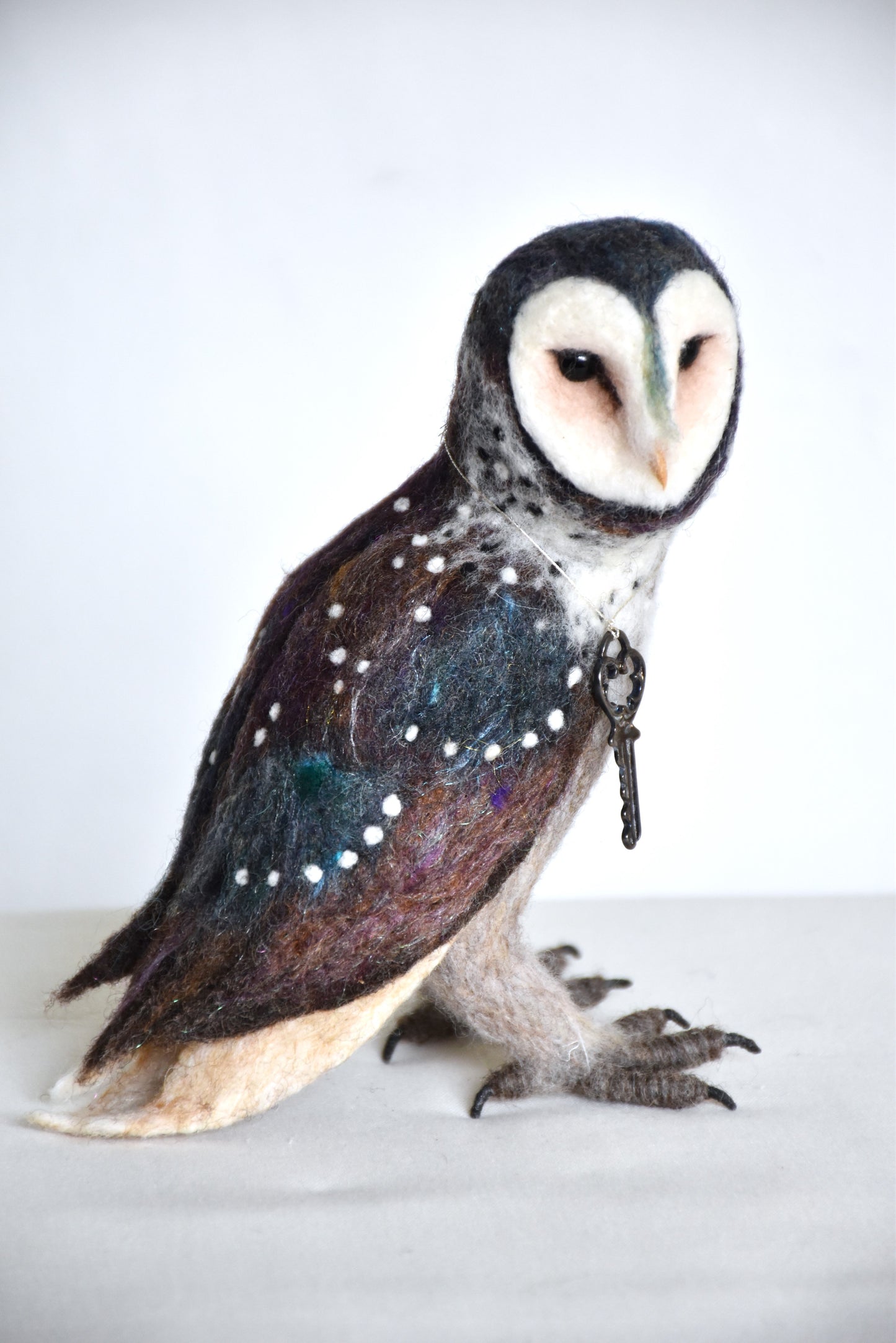 Needle Felted Magical Barn Owl