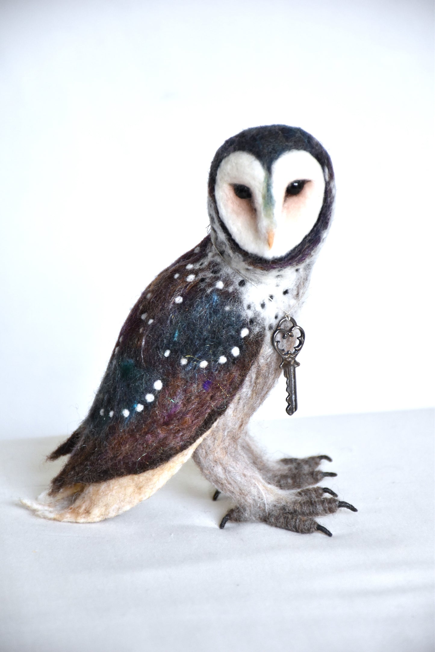 Needle Felted Magical Barn Owl