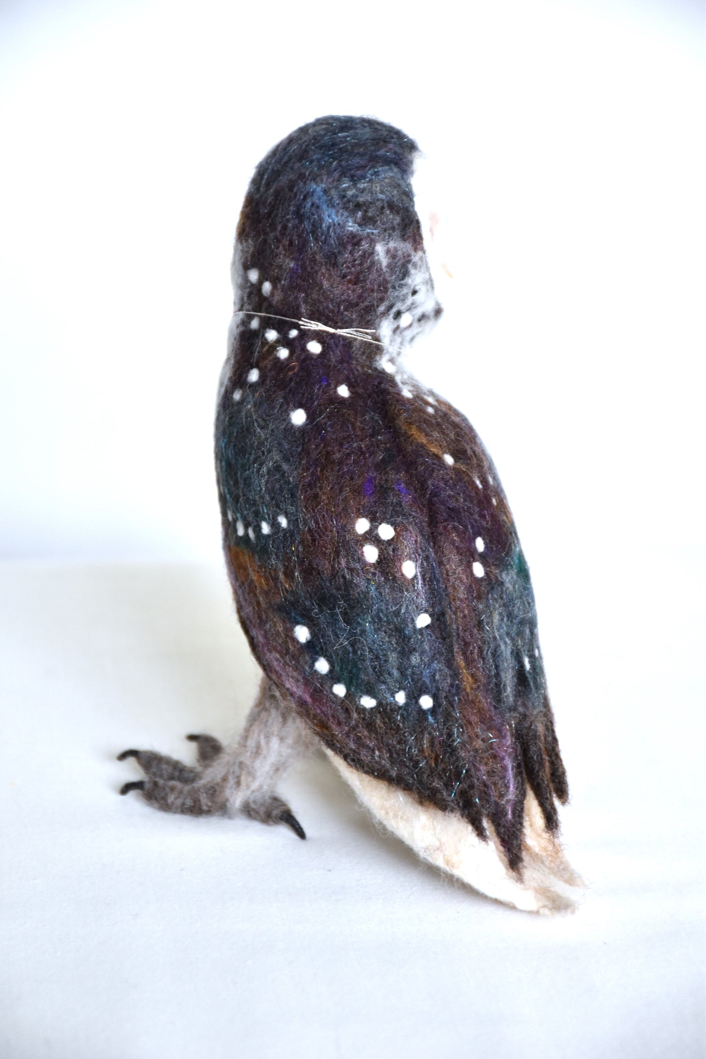 Needle Felted Magical Barn Owl