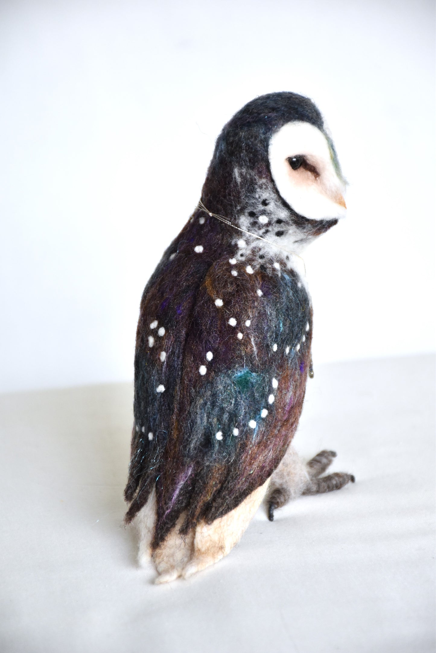 Needle Felted Magical Barn Owl