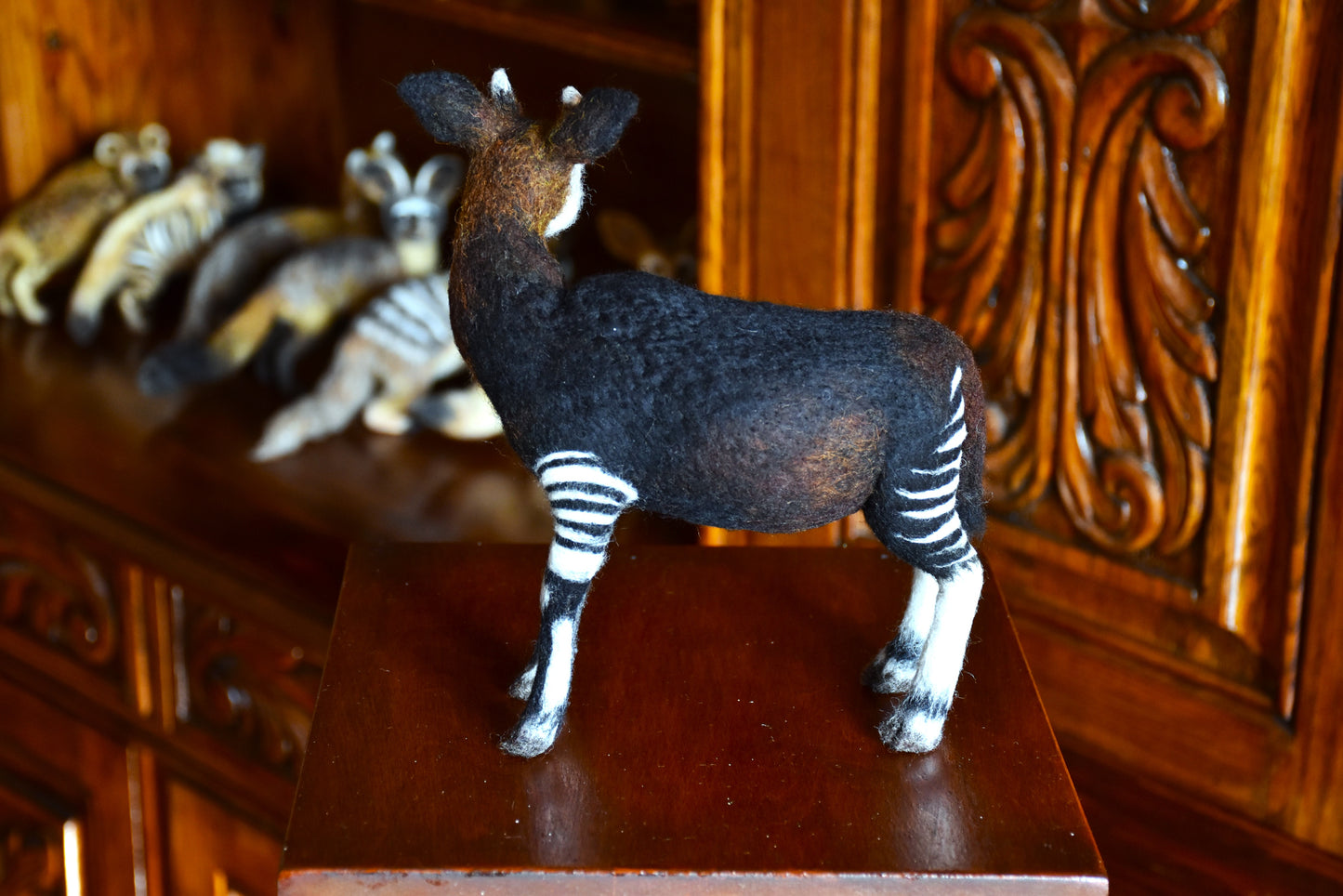 Needle Felted Okapi