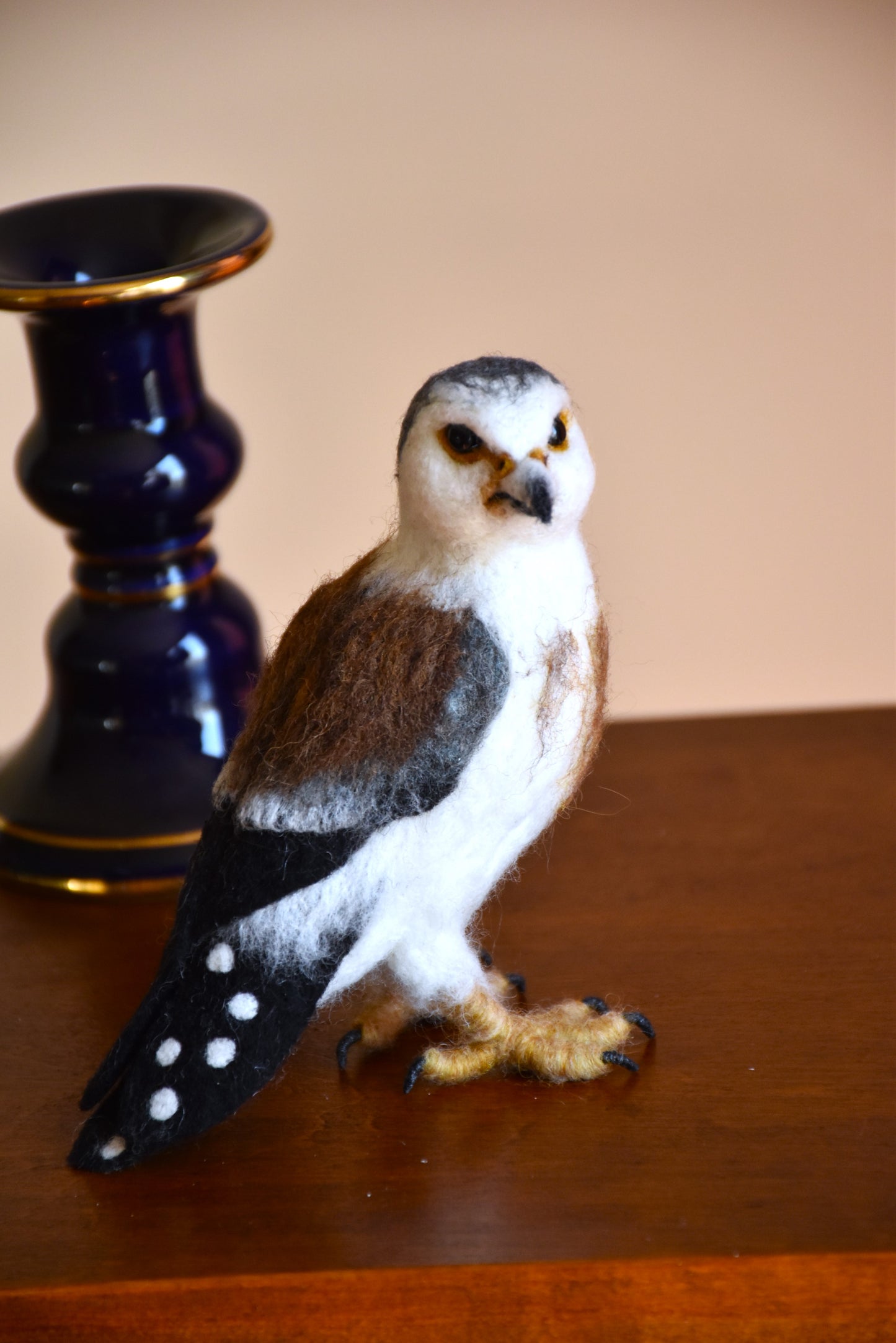 Needle Felted Pygmy Falcon