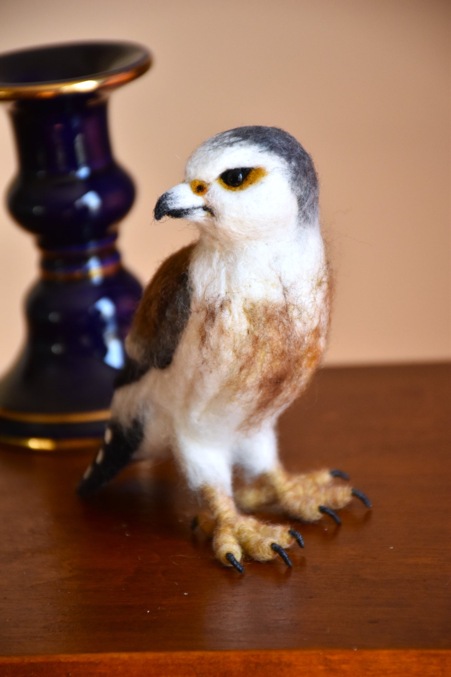 Needle Felted Pygmy Falcon