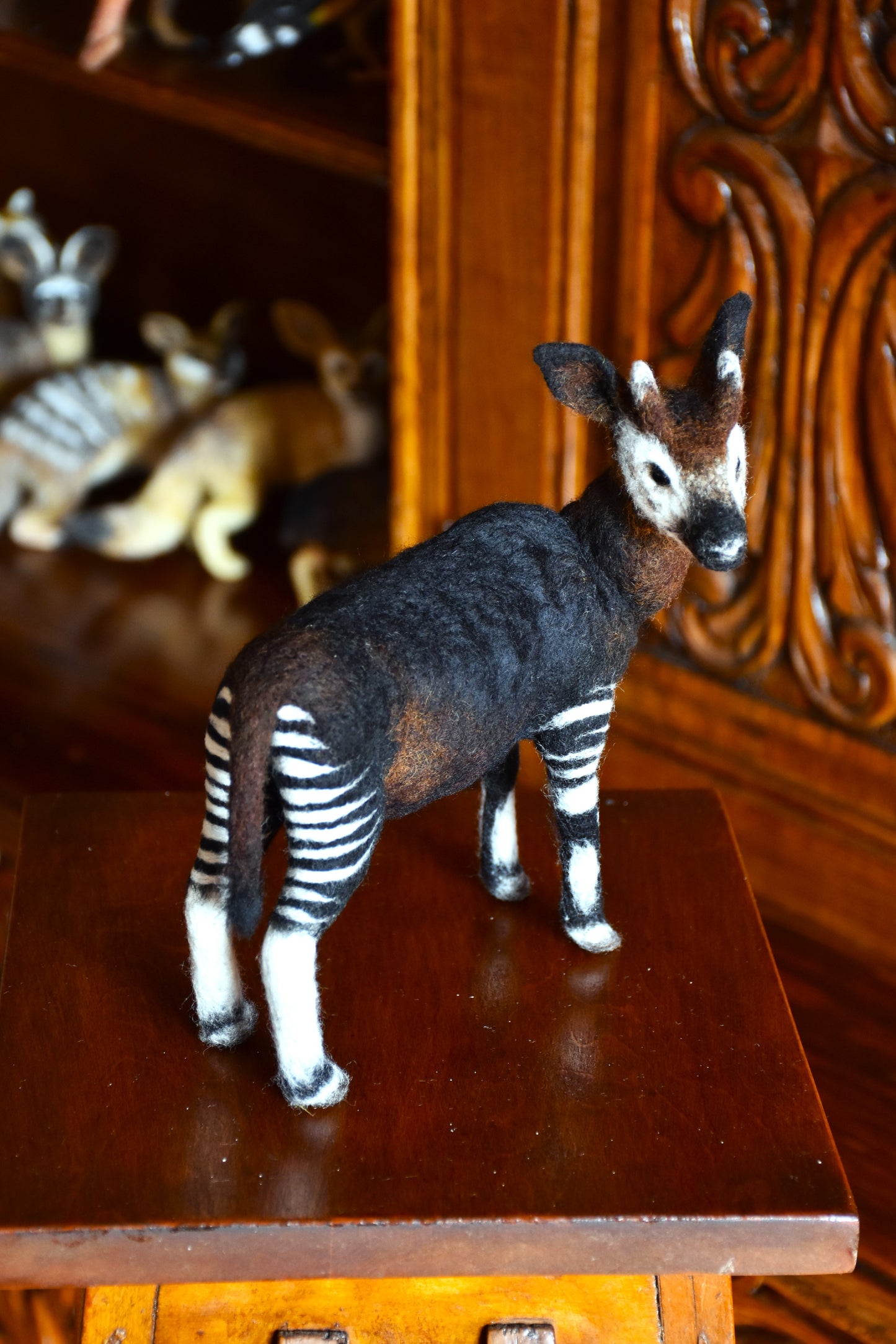 Needle Felted Okapi