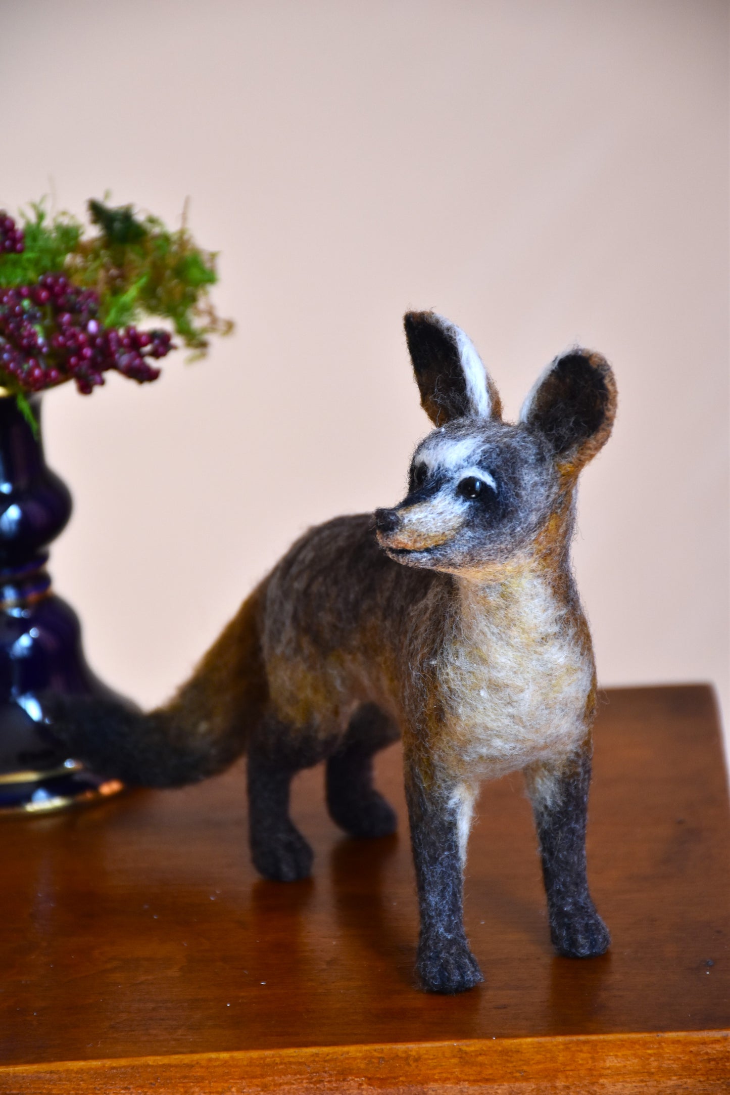 Needle Felted Bat eared Fox