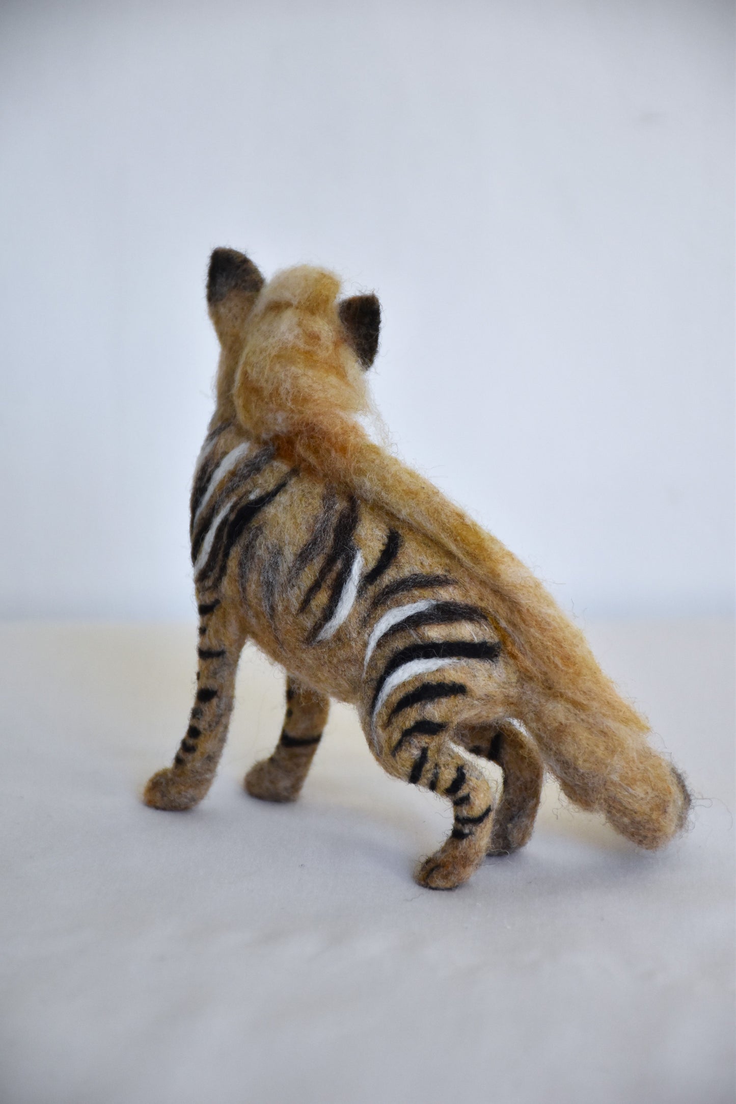 Needle Felted Striped Hyena