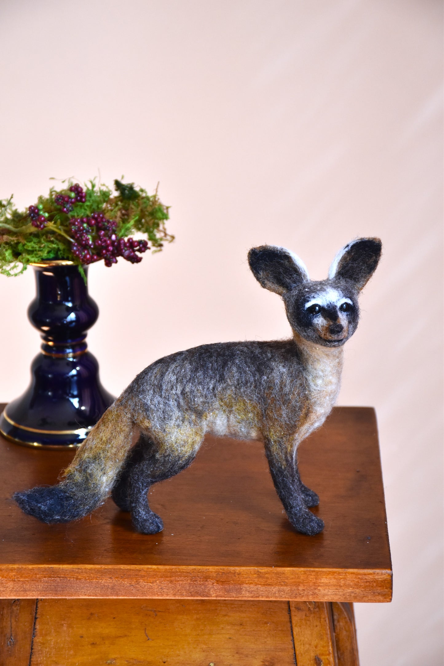 Needle Felted Bat eared Fox