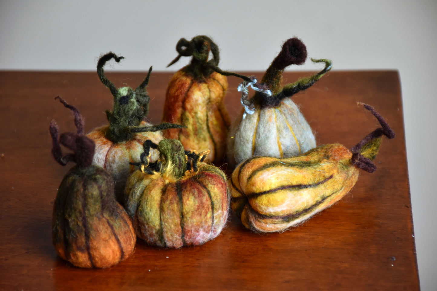 Needle Felted Magical Pumpkins