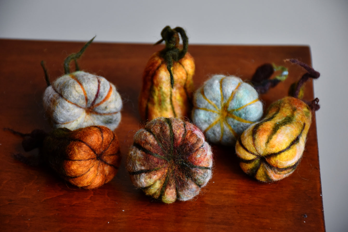 Needle Felted Magical Pumpkins