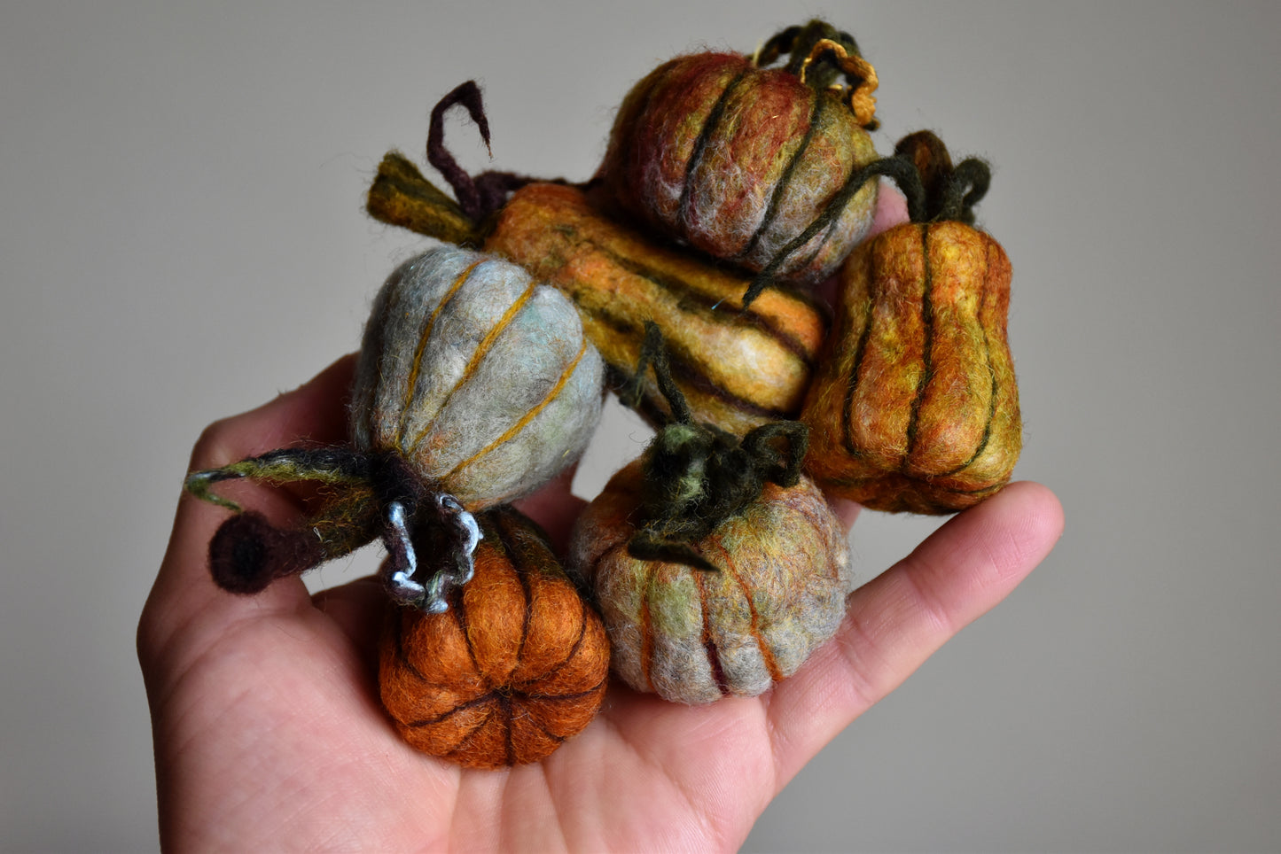 Needle Felted Magical Pumpkins