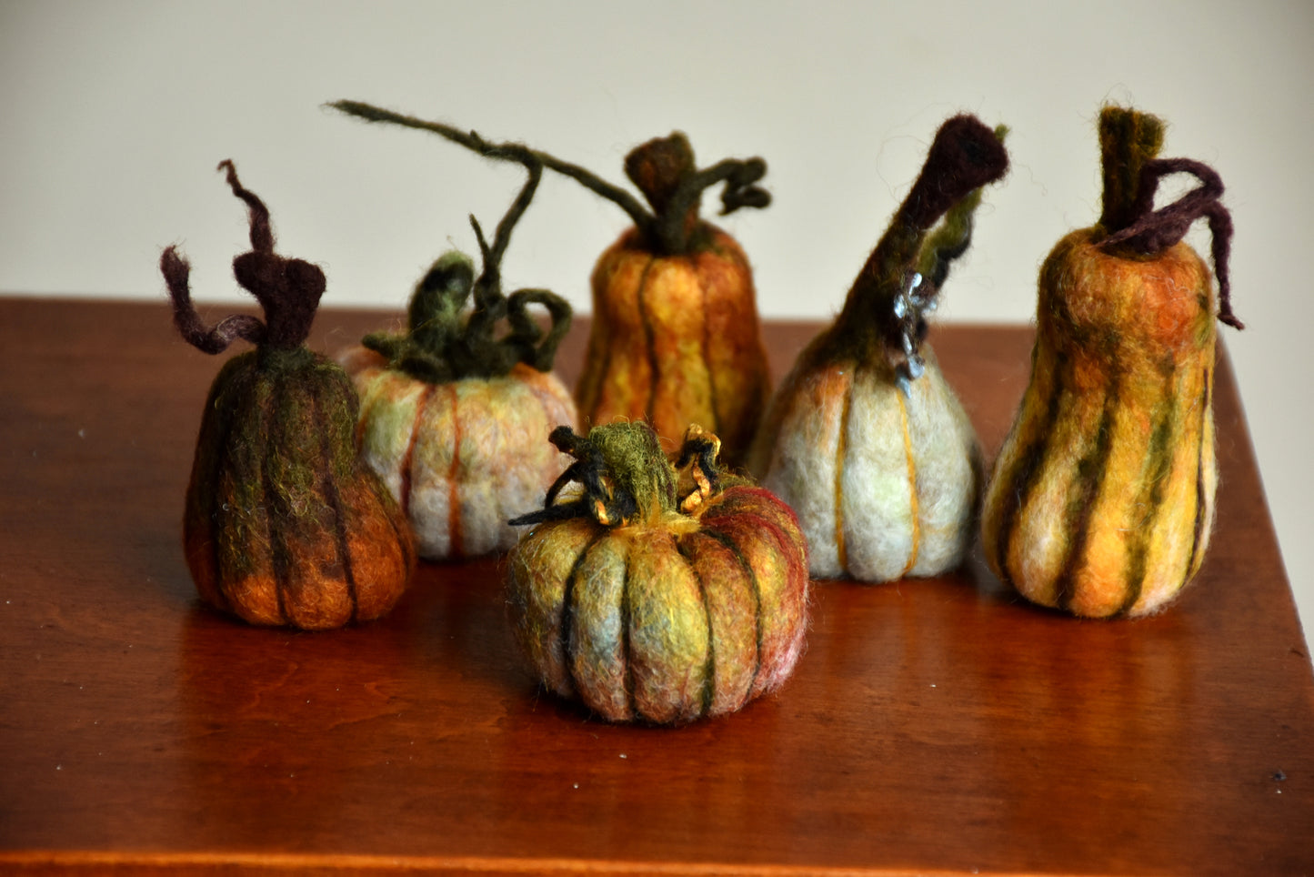 Needle Felted Magical Pumpkins