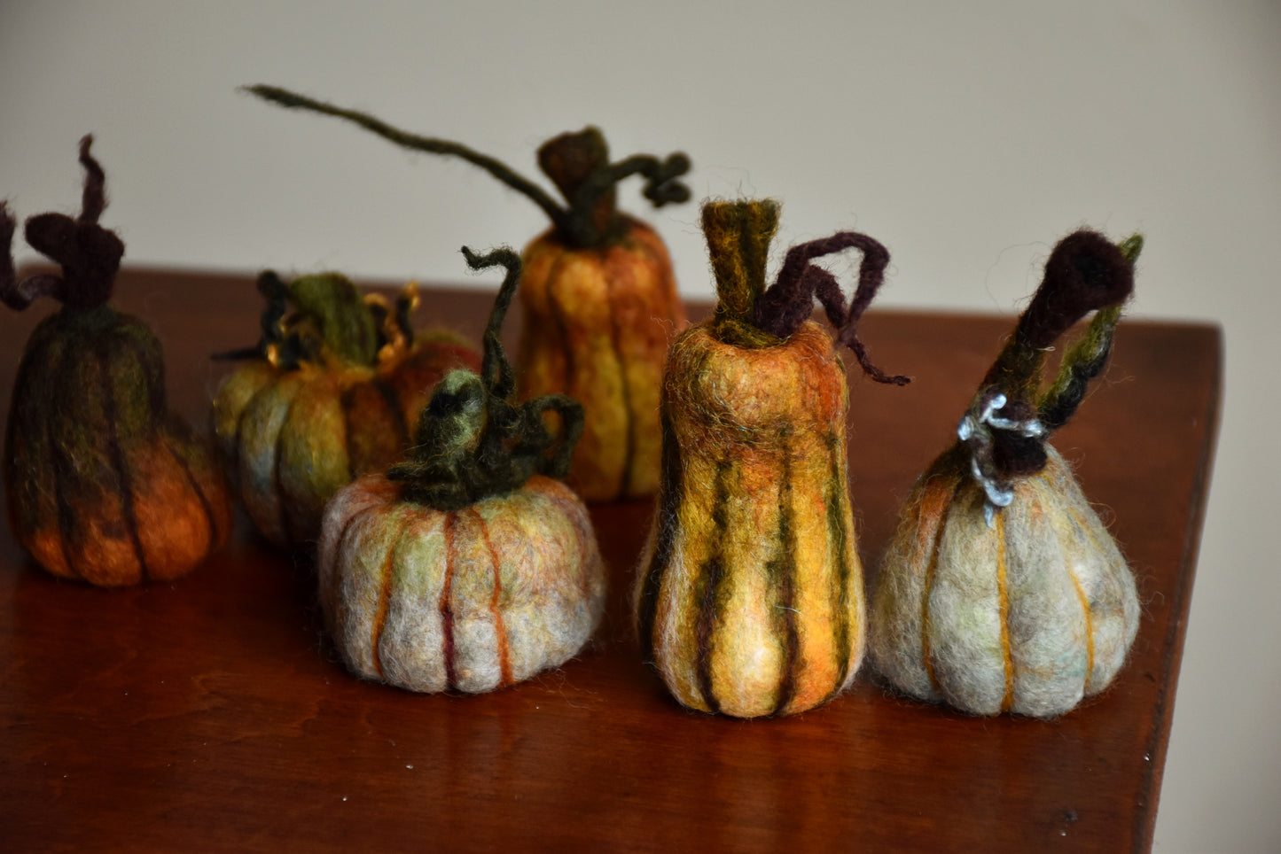 Needle Felted Magical Pumpkins