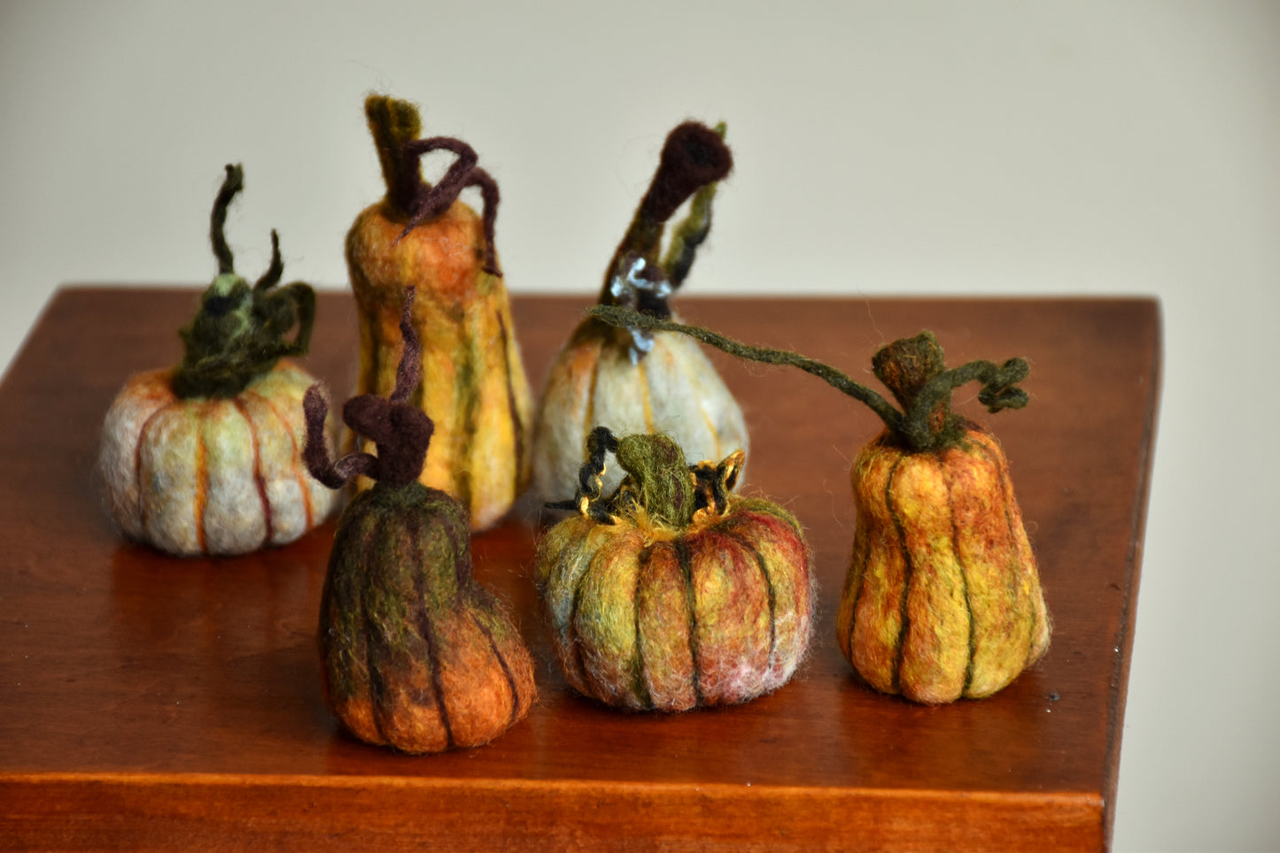 Needle Felted Magical Pumpkins