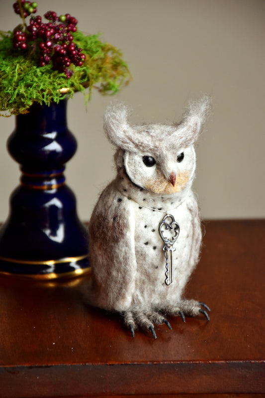 Needle Felted Little Owl