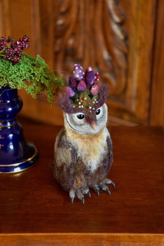 Needle Felted Little Owl