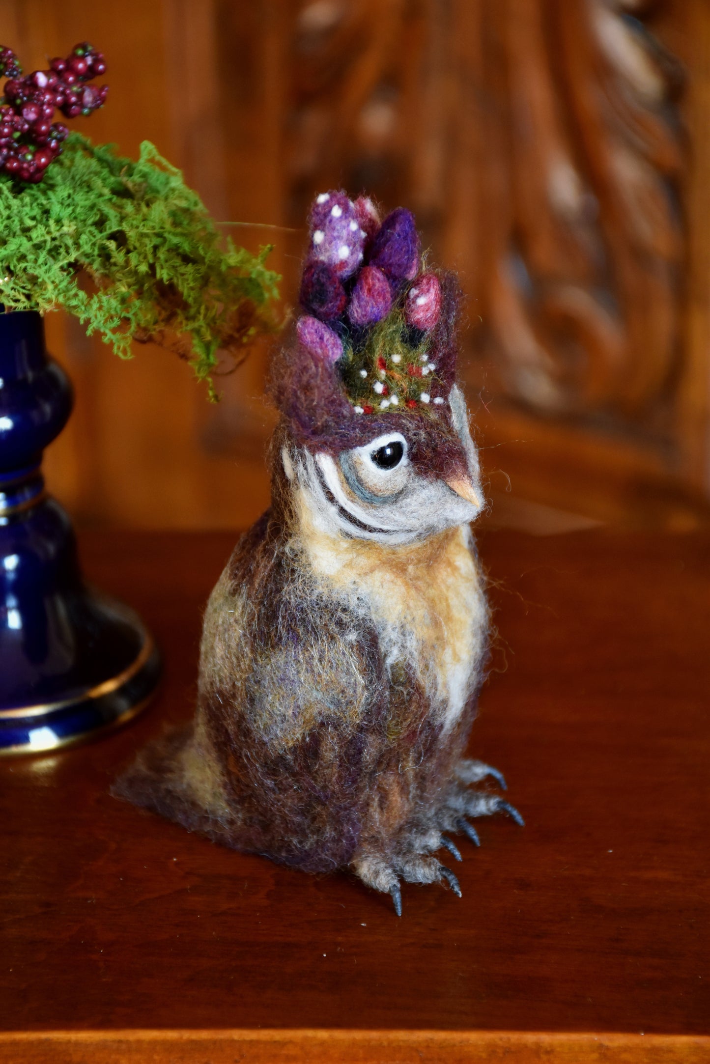 Needle Felted Little Owl