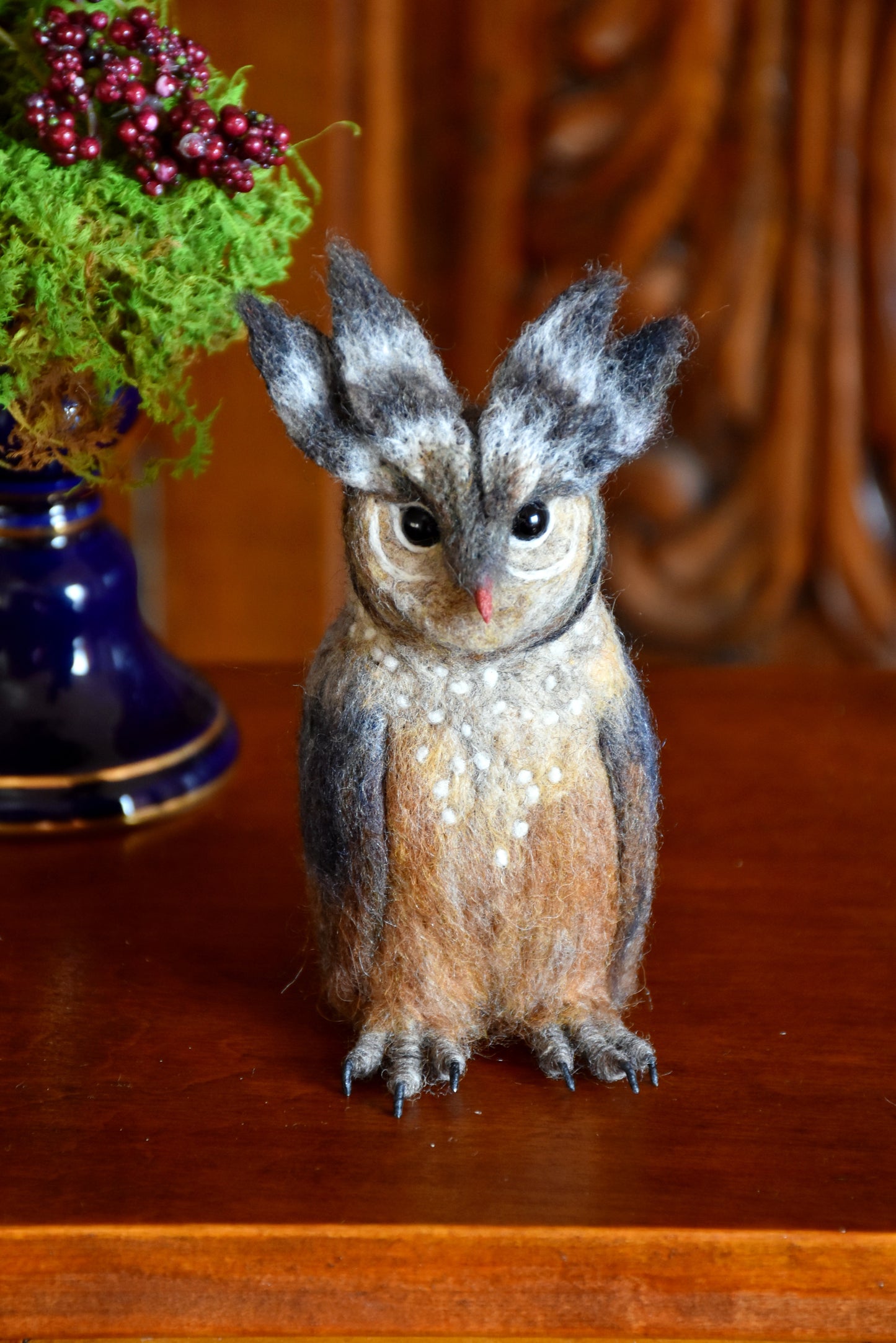 Needle Felted Little Owl