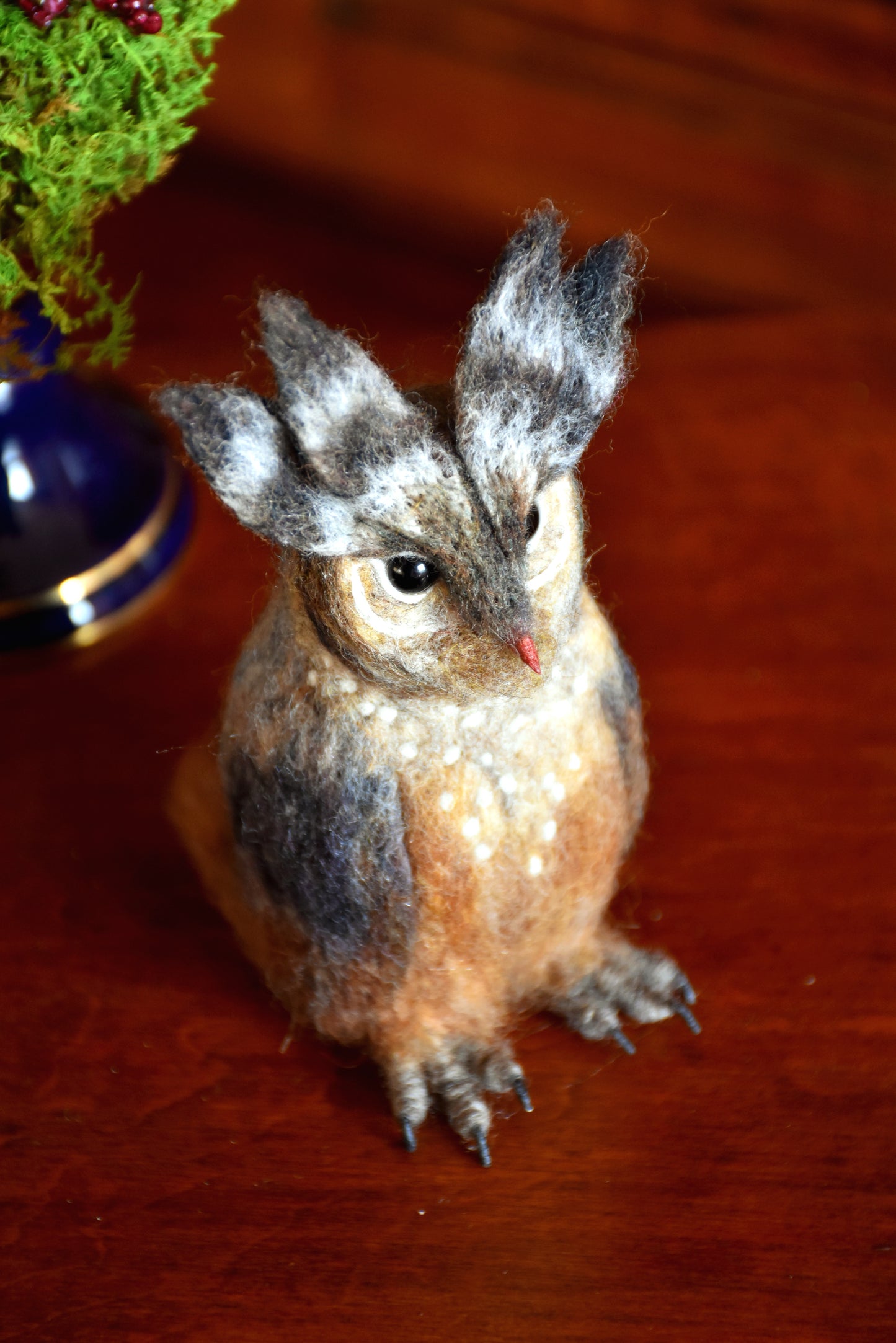 Needle Felted Little Owl