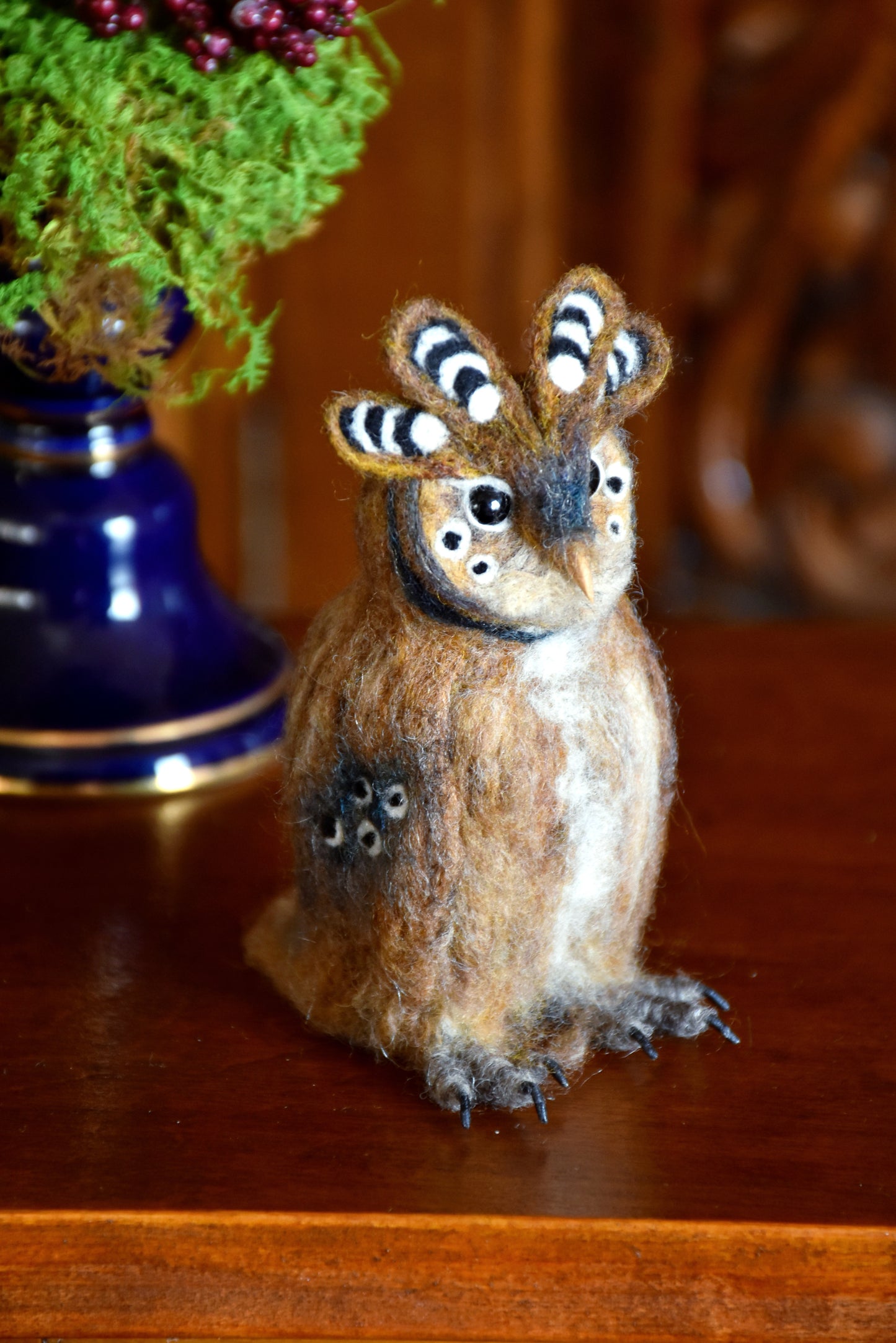 Needle Felted Little Owl