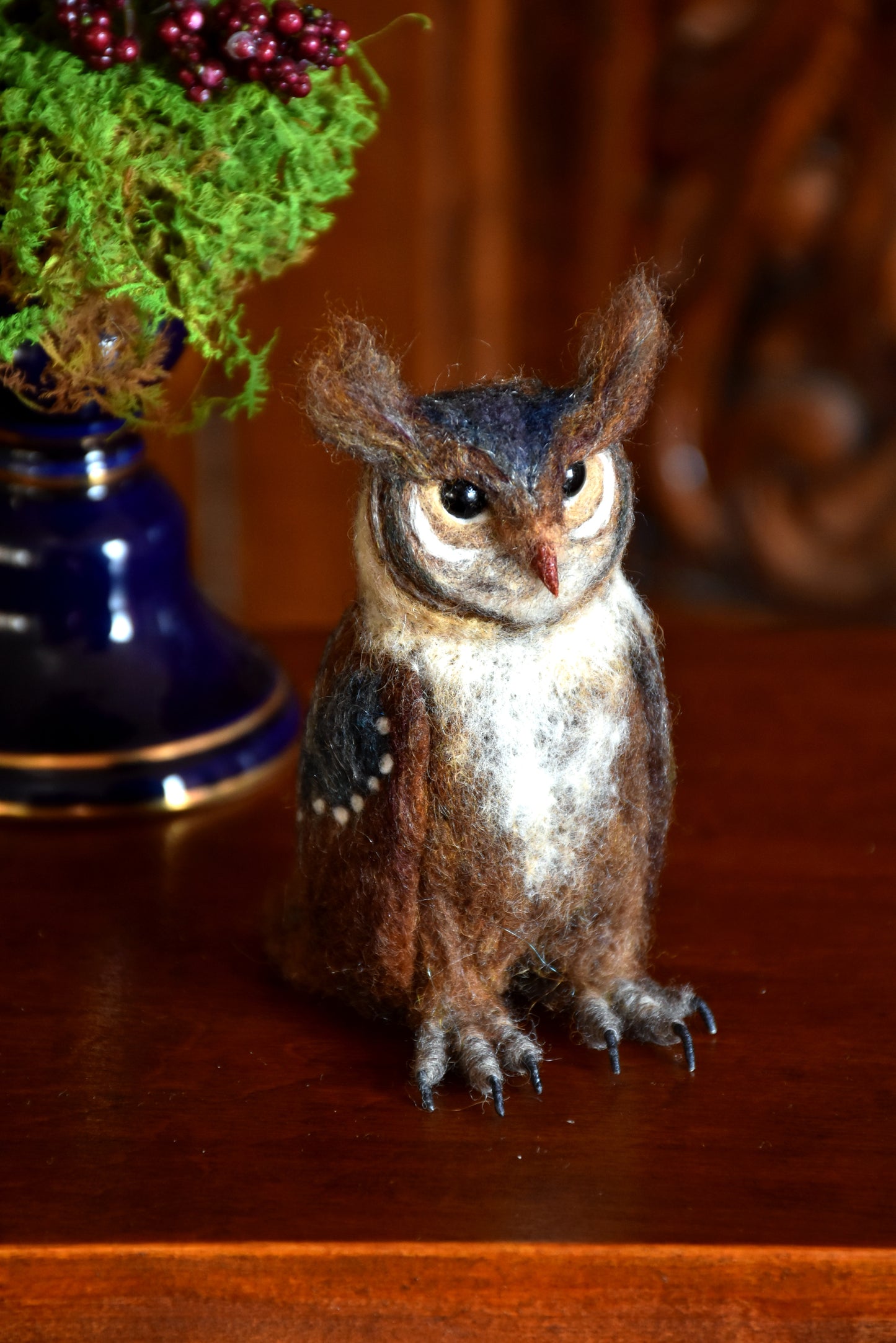 Needle Felted Little Owl