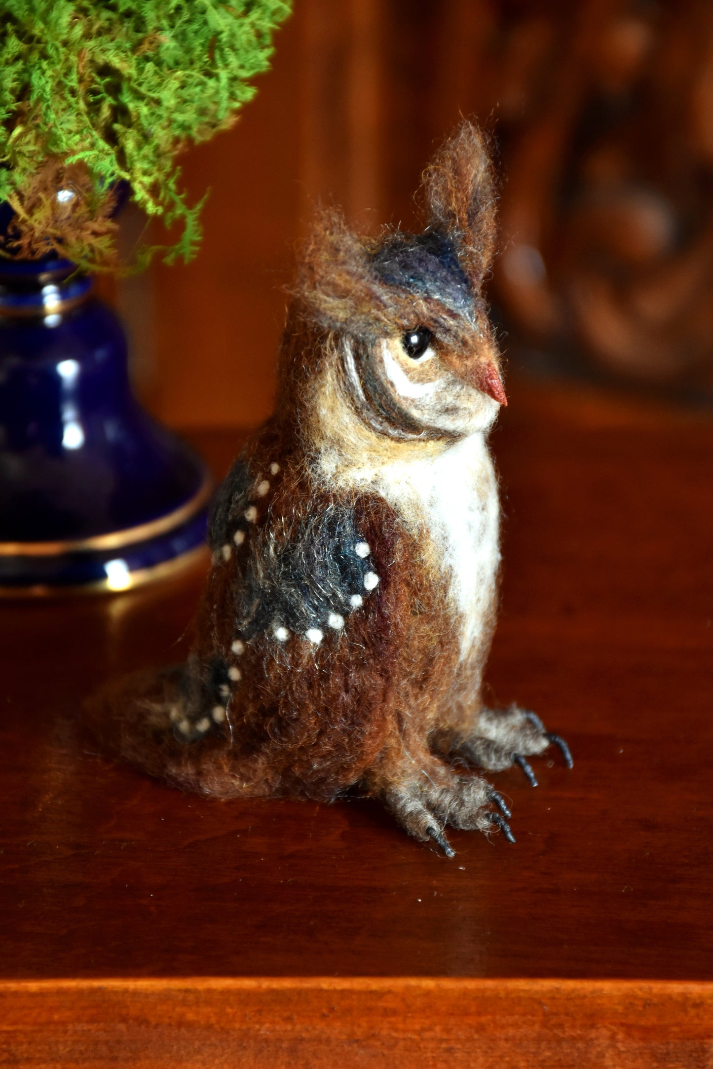 Needle Felted Little Owl