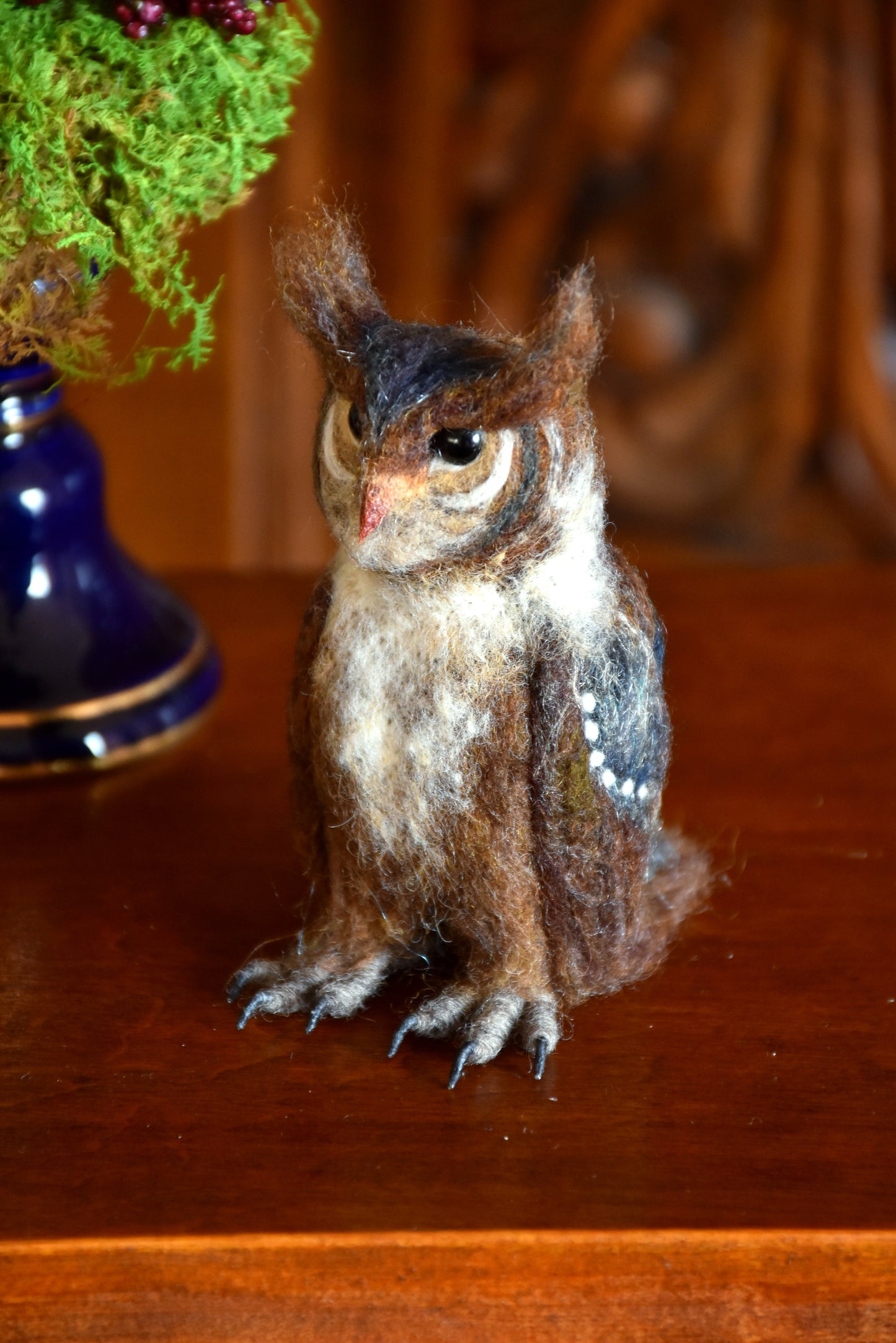 Needle Felted Little Owl