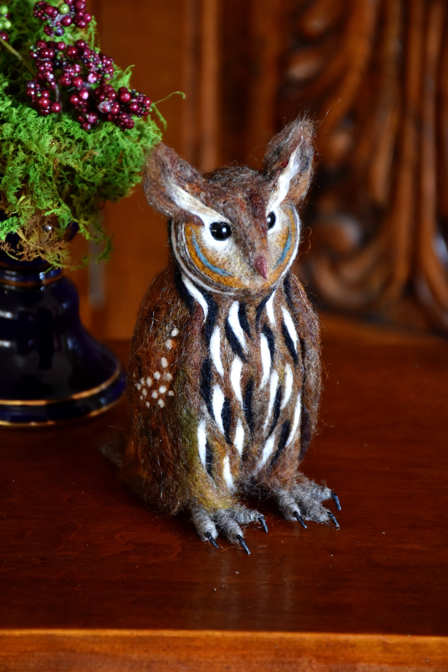 Needle Felted Little Owl