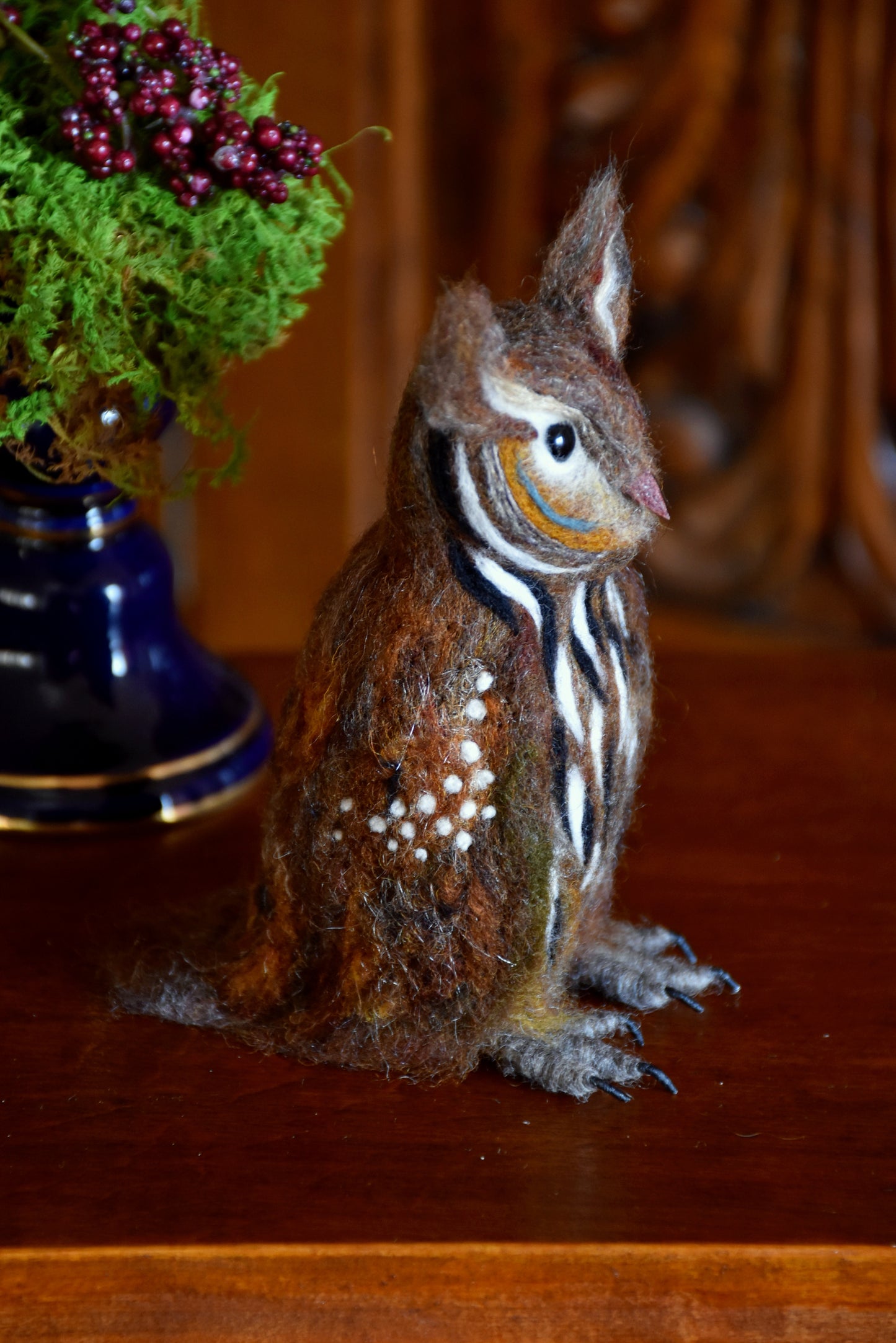 Needle Felted Little Owl