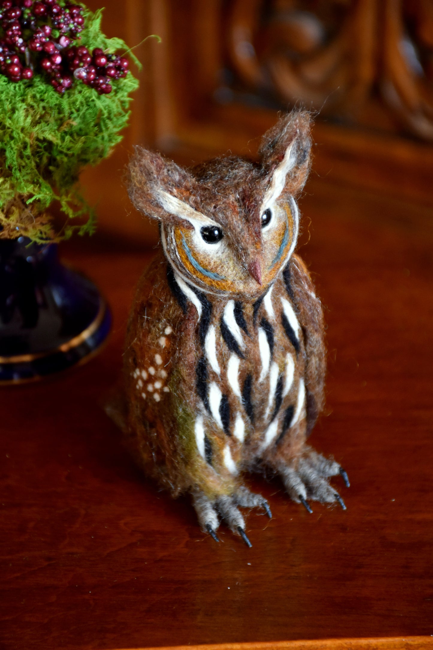 Needle Felted Little Owl