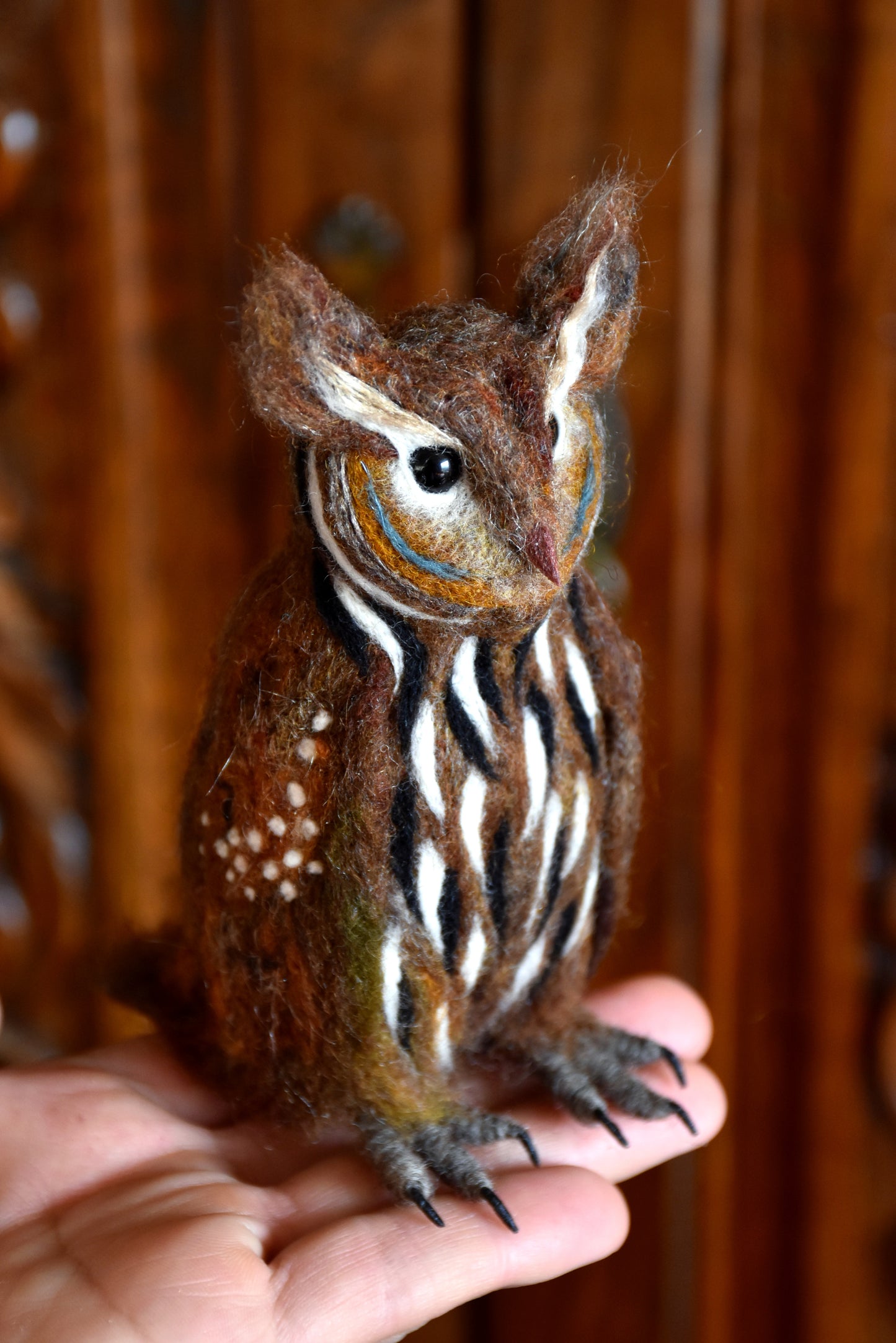 Needle Felted Little Owl