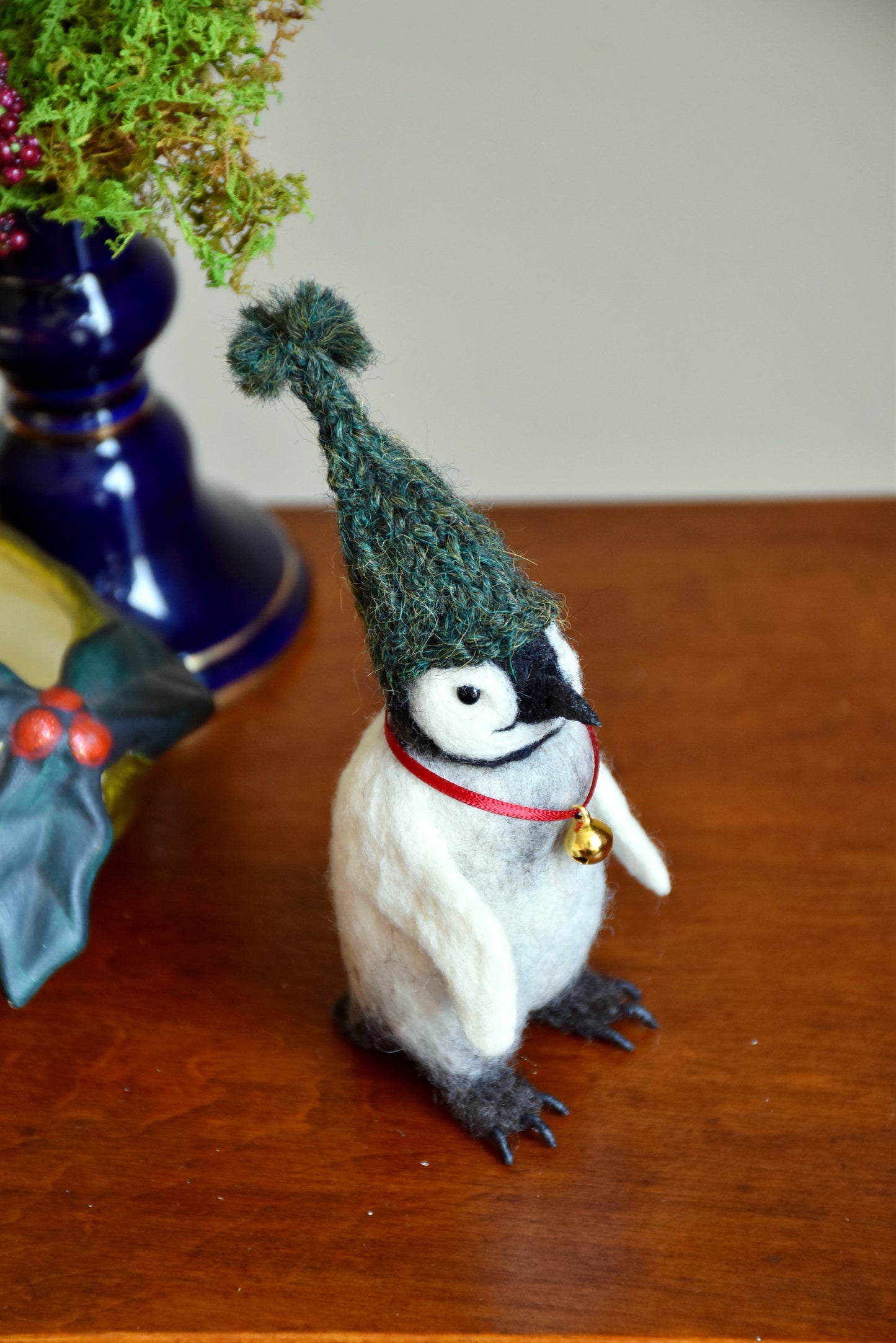 Needle Felted Baby Penguin