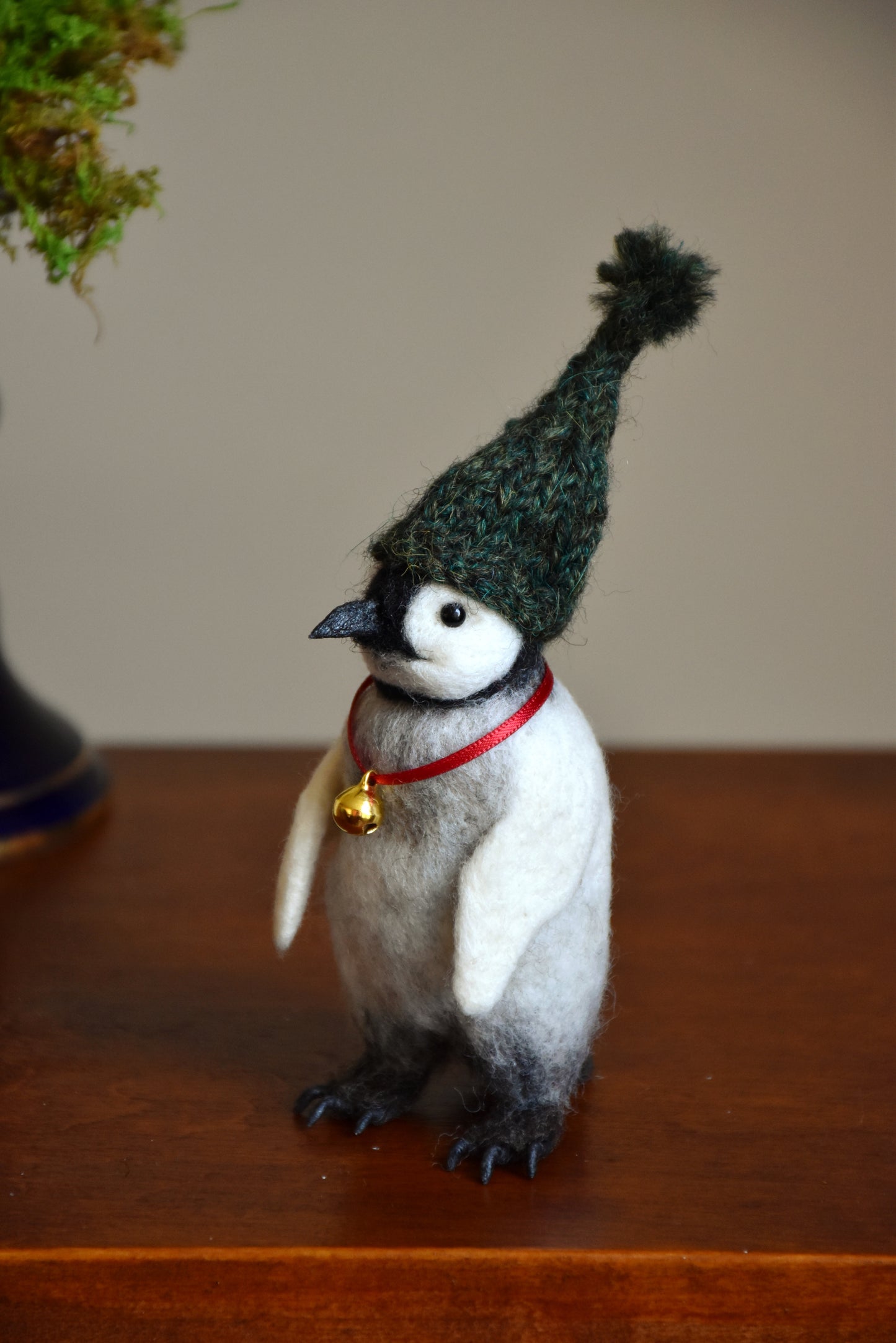 Needle Felted Baby Penguin