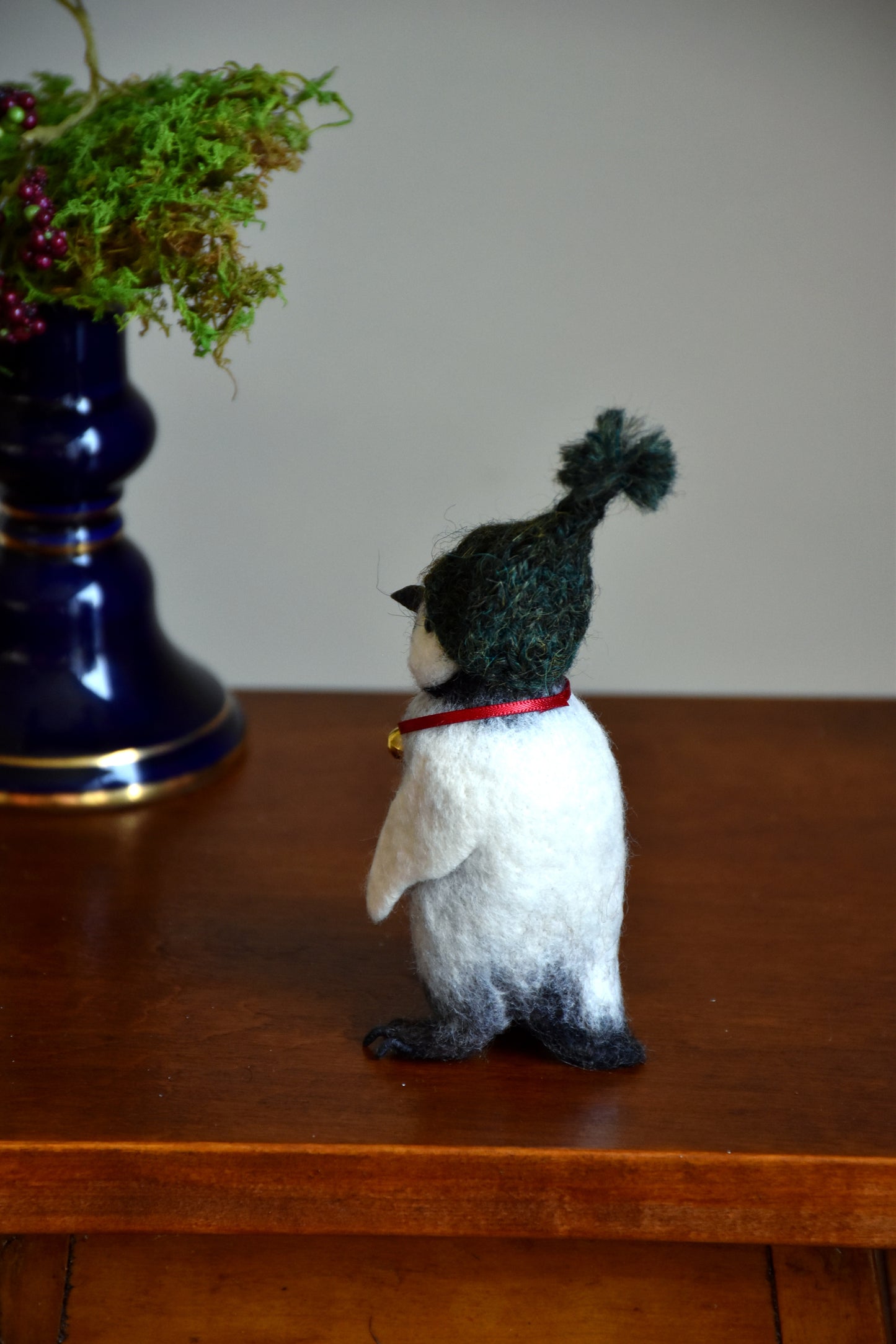 Needle Felted Baby Penguin