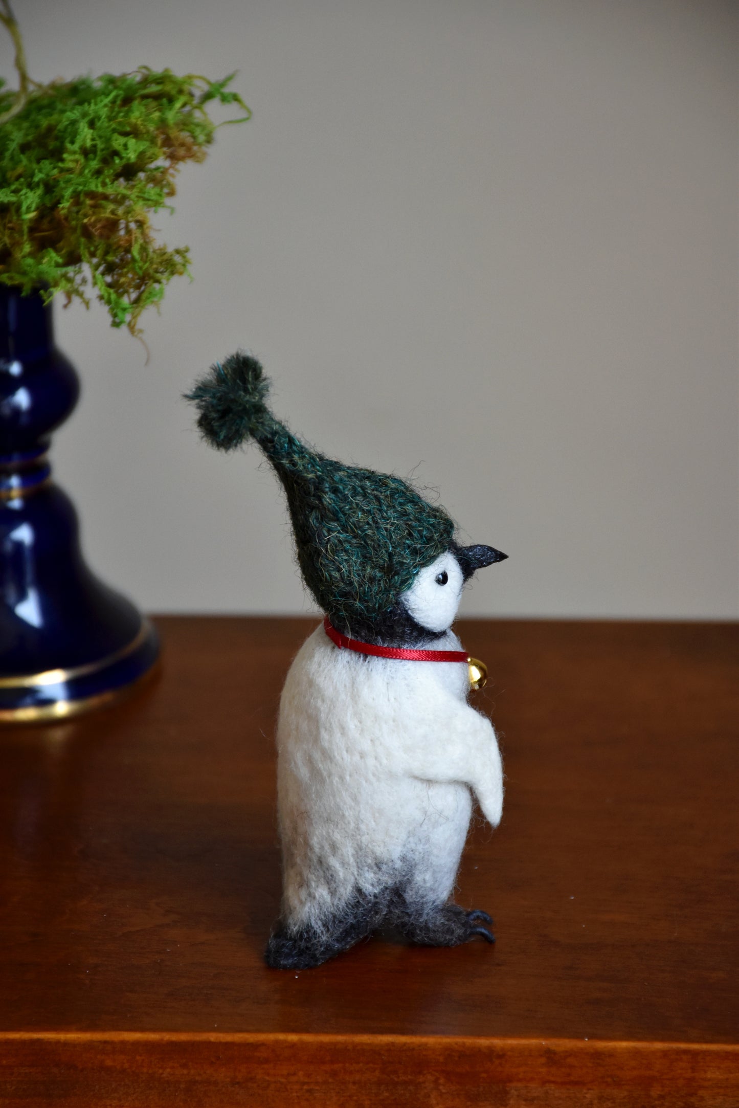 Needle Felted Baby Penguin