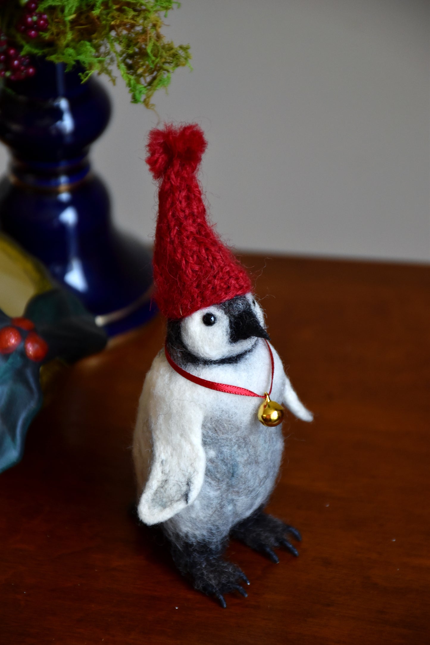 Needle Felted Baby Penguin