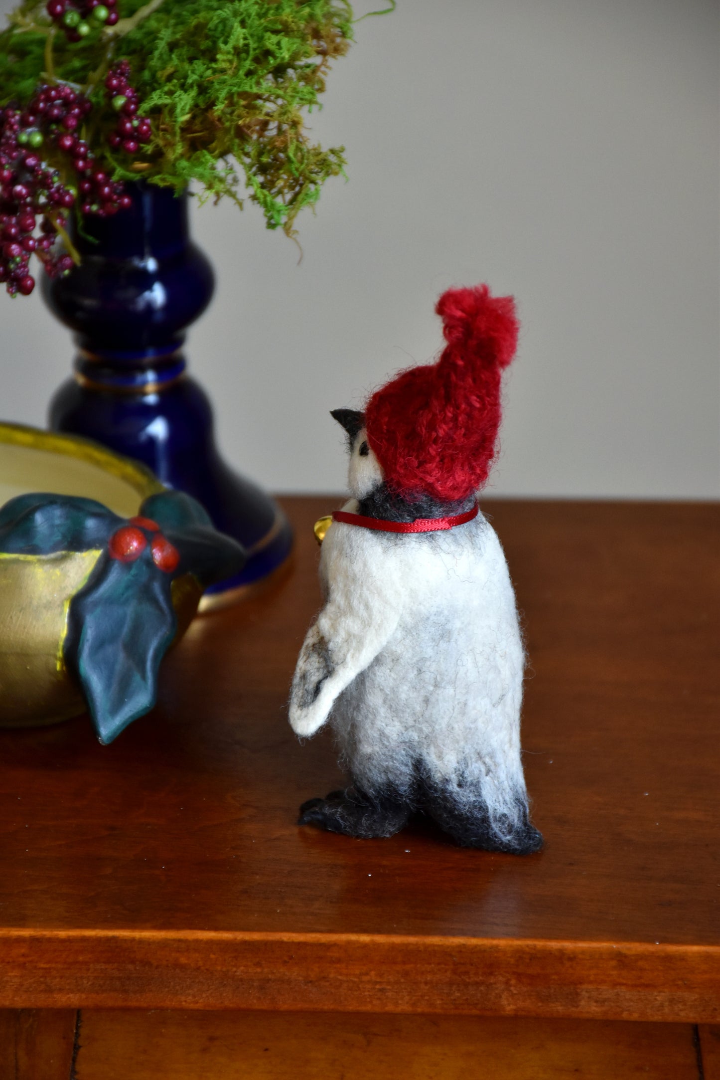 Needle Felted Baby Penguin